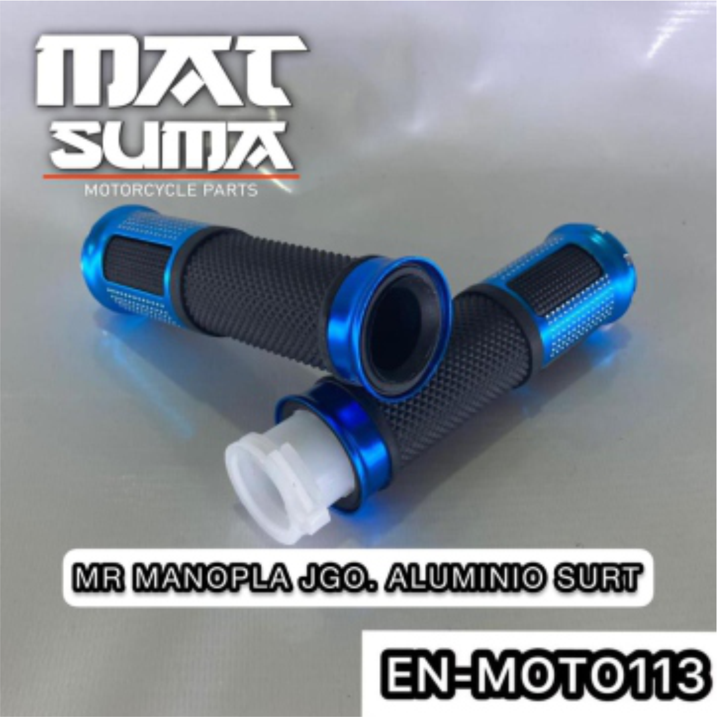 MANOPLA JGO. ALUMINIO AZUL