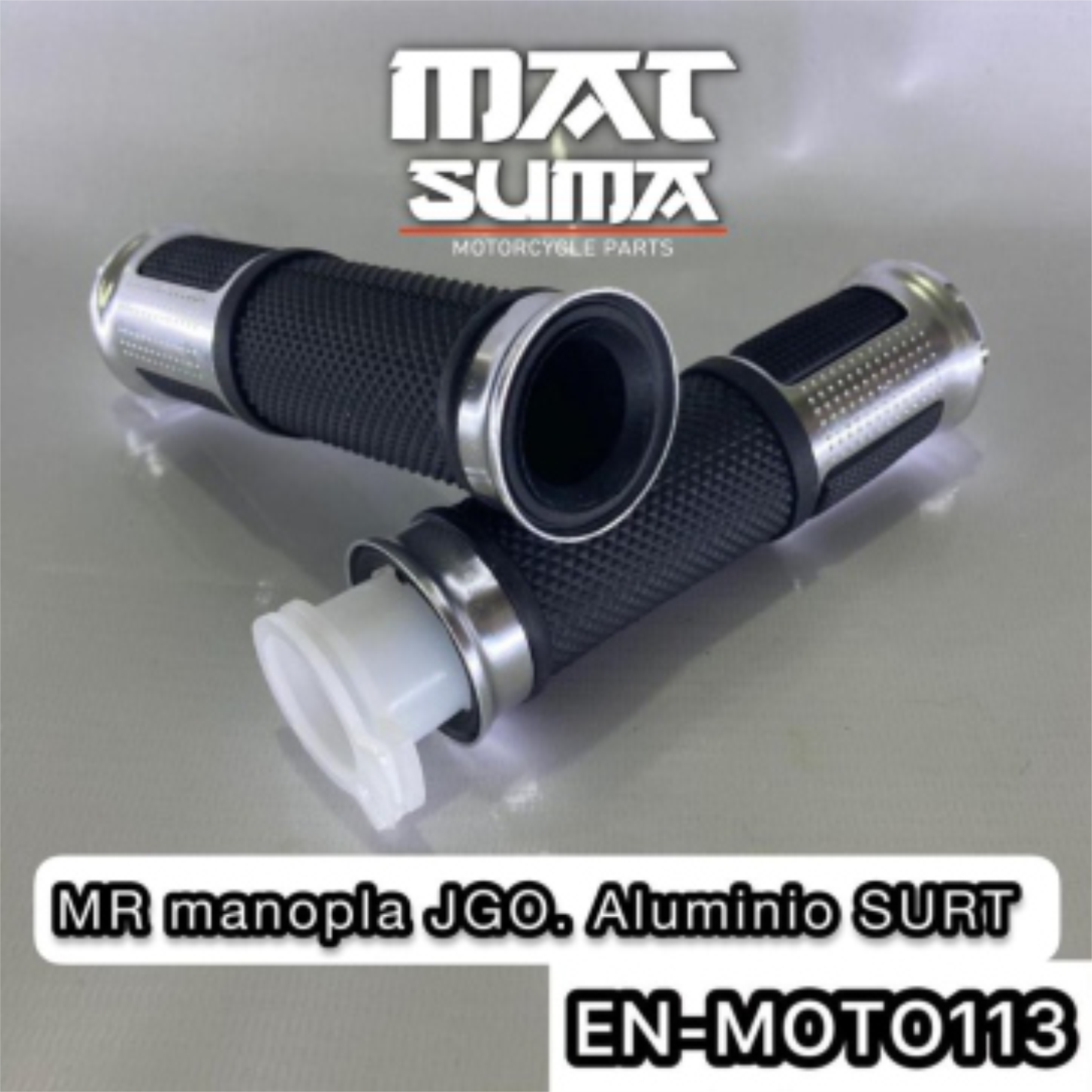 MANOPLA JGO. ALUMINIO NEGRO