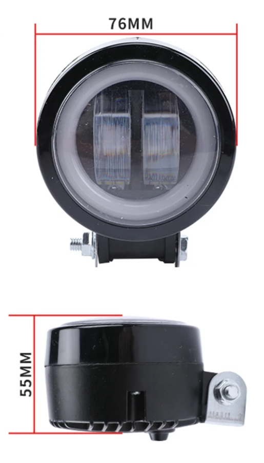 FARO AUXILIAR C/OJO ANGEL AZUL 10-24V 20W
