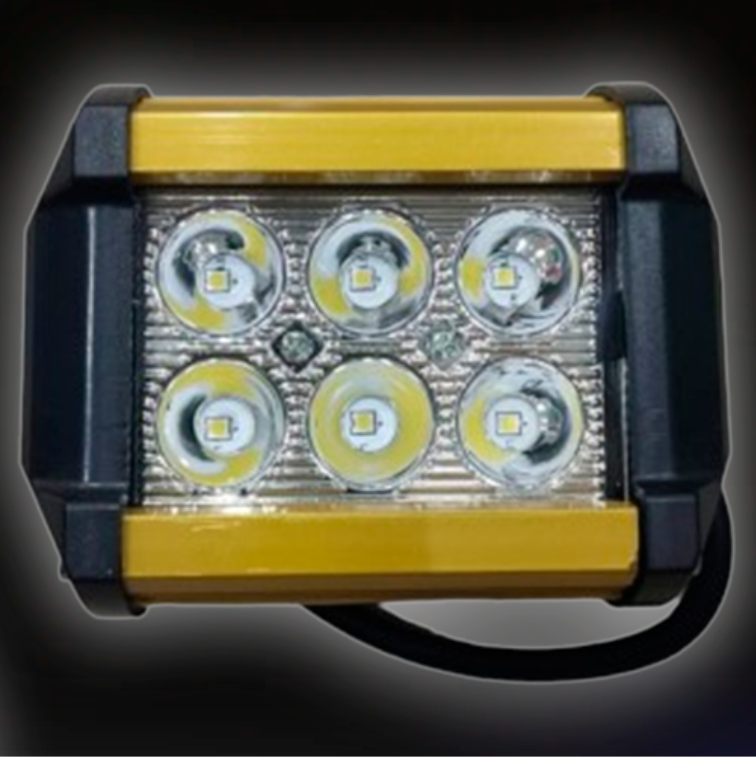 FARO AUXILIAR IR-1810 8-80V 18W  1200LM DORADO