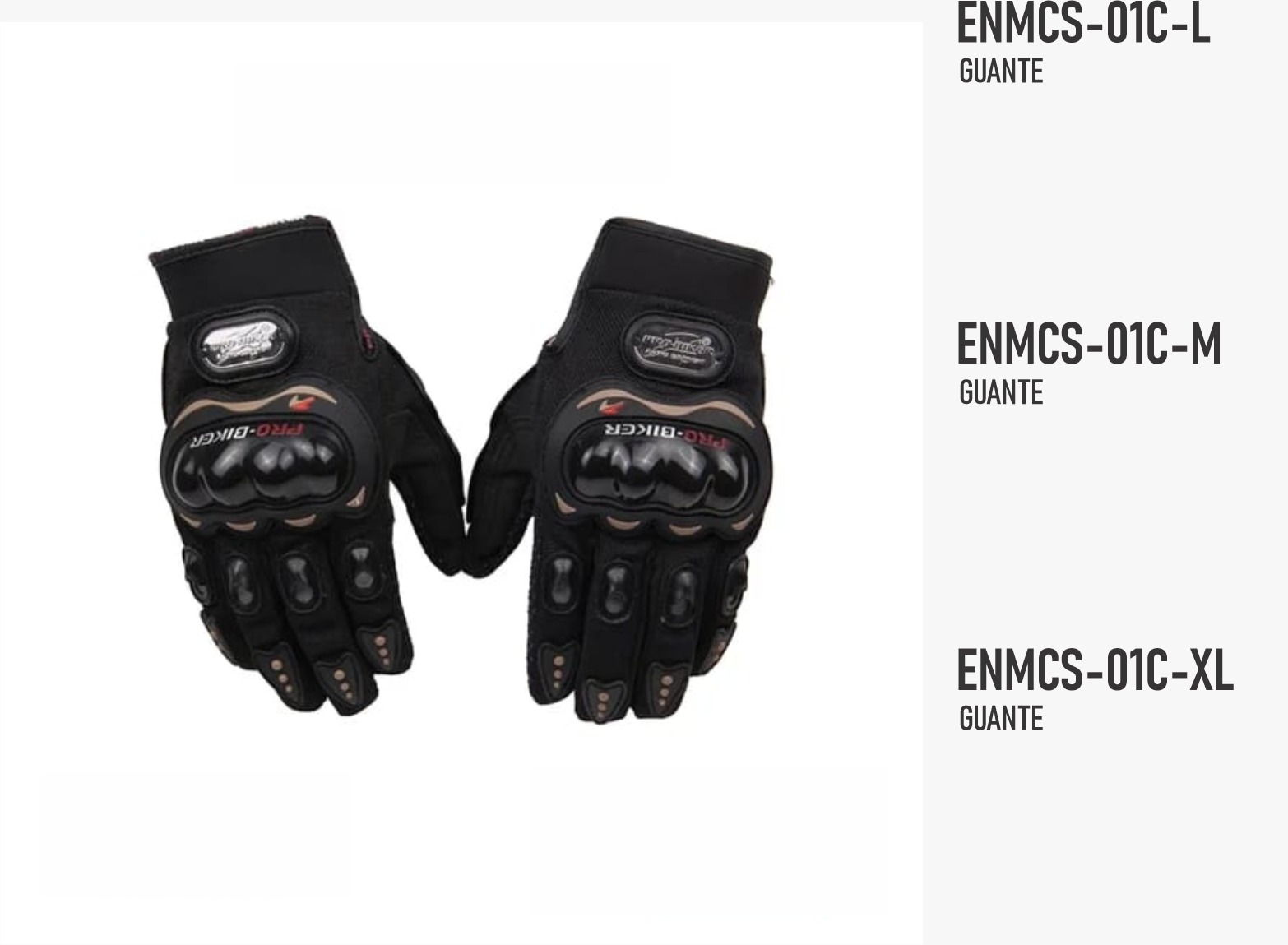 GUANTE MOTO BIKER AZUL L