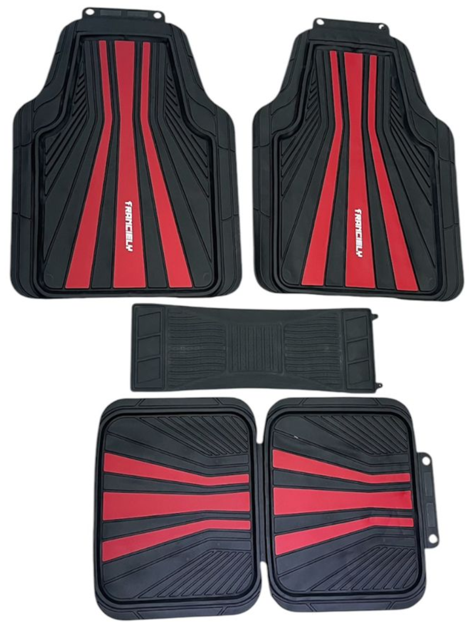 TAPETE FRANCIELY RED 5 PIEZAS 23107
