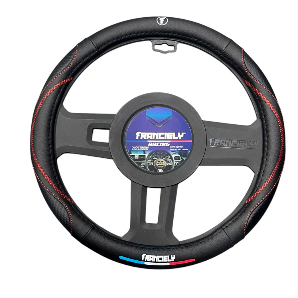 CUBRE VOLANTE FRANCIELY FRCU08black/red