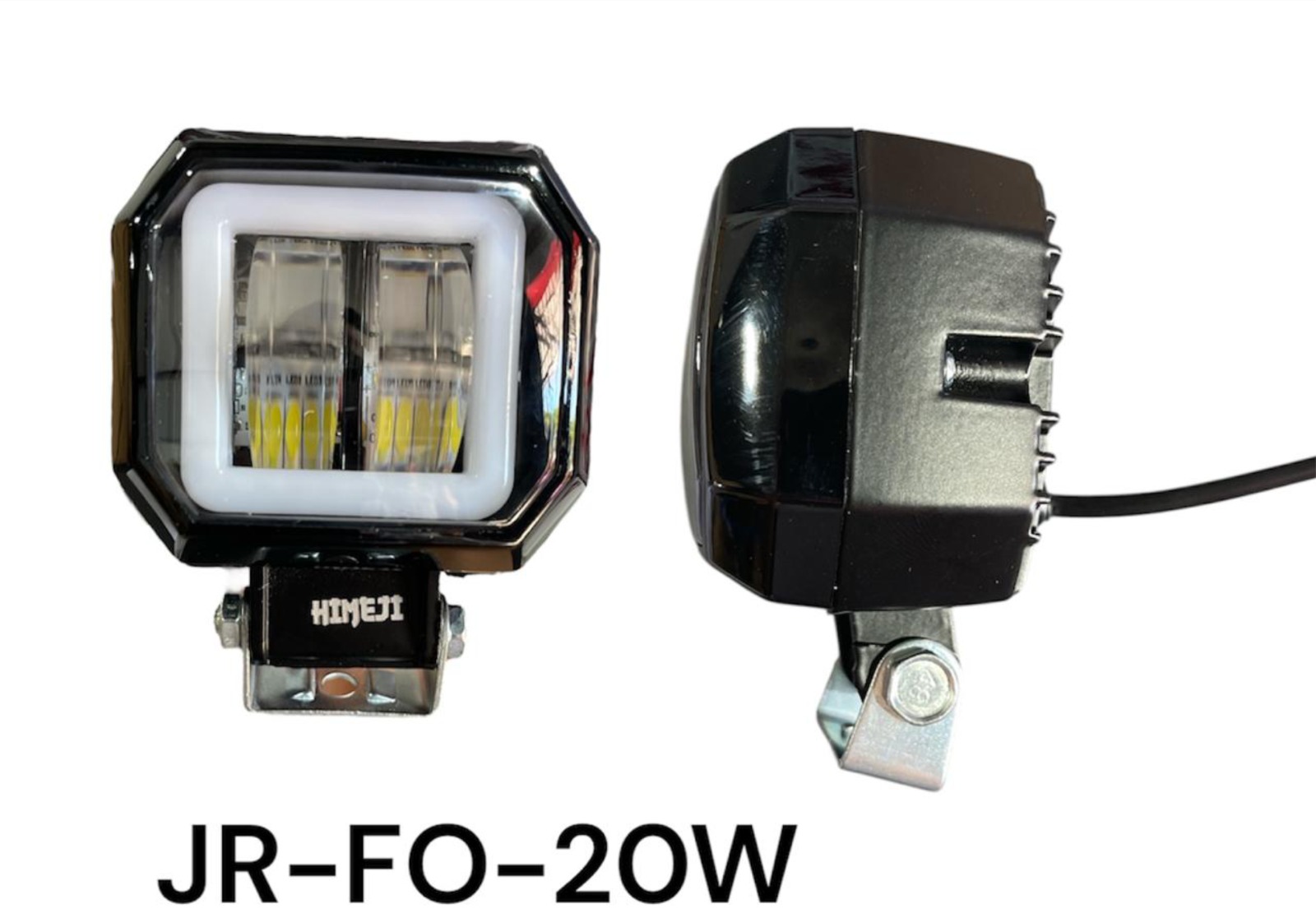 Faro led cuadrado  Himeji 20w 2 led + ojo de angel PAR (2 cajitas)