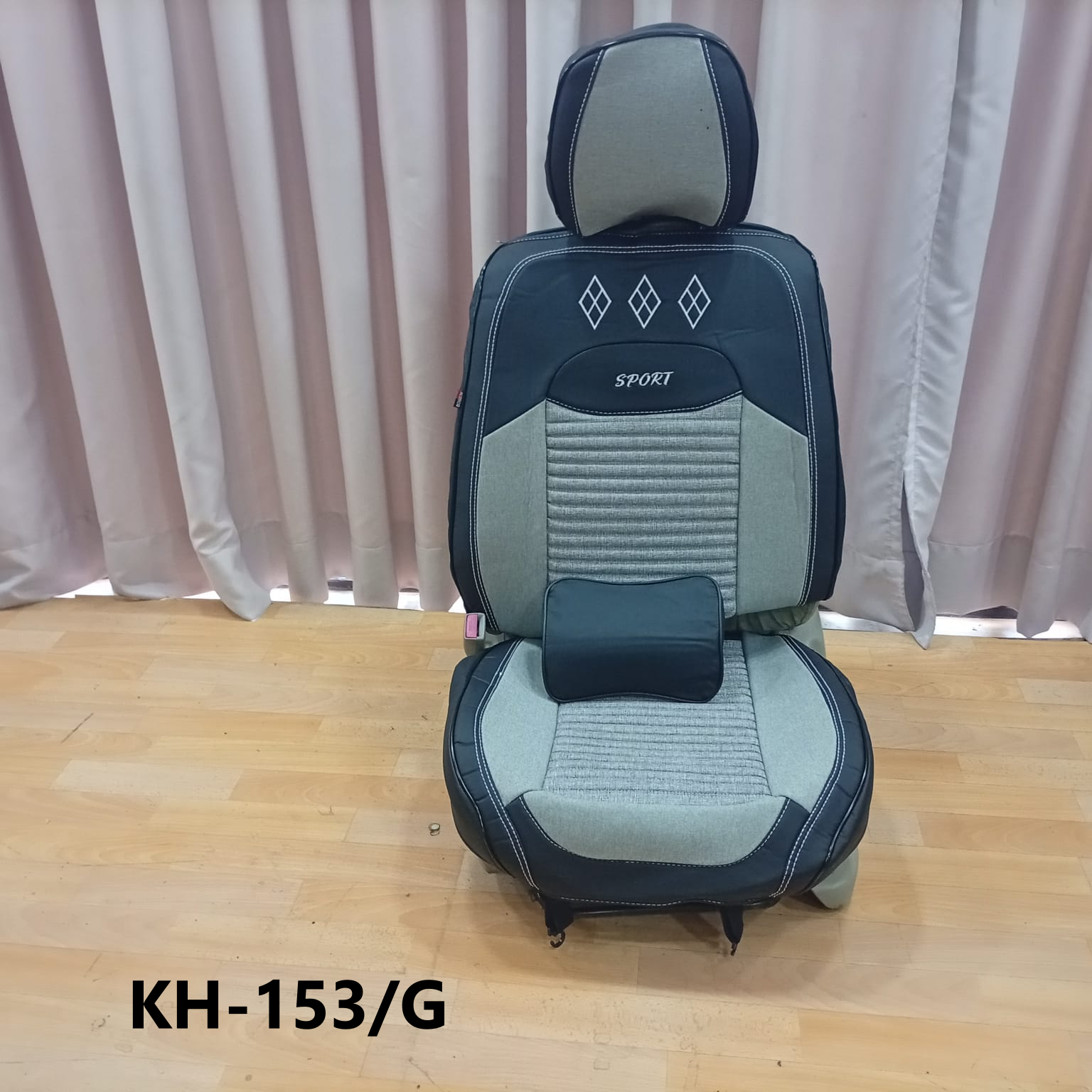 CUBRE ASIENTO black/grey