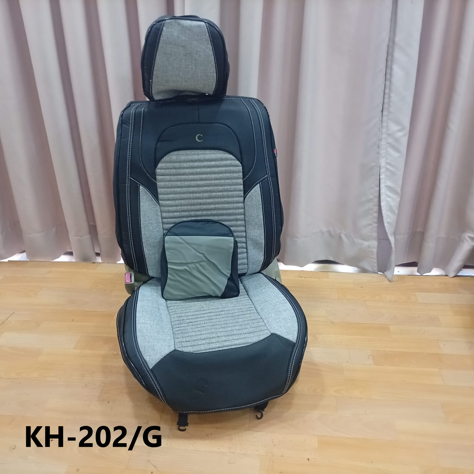 CUBRE ASIENTO black/grey obscuro