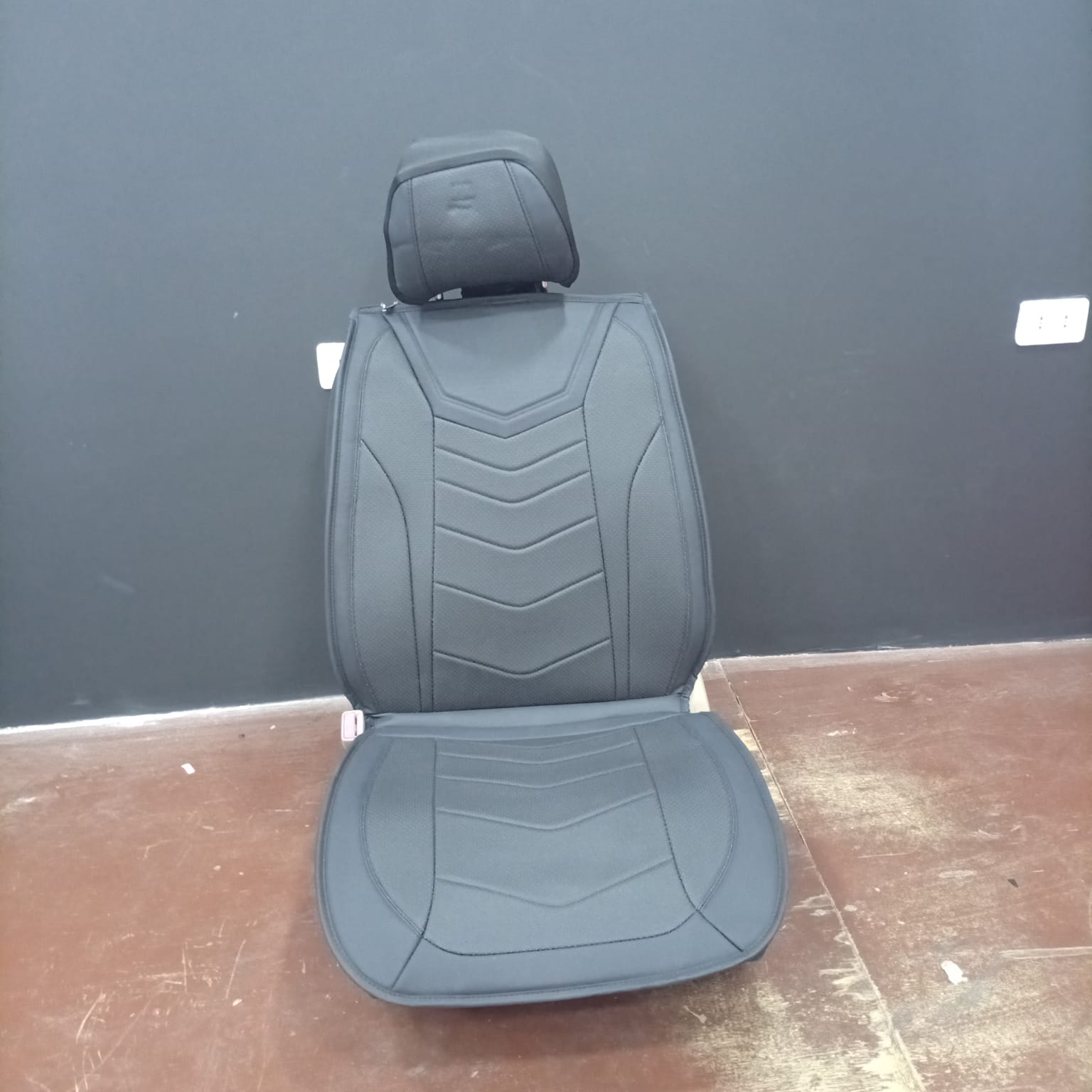 CUBRE ASIENTO Black Luxury 2pcs