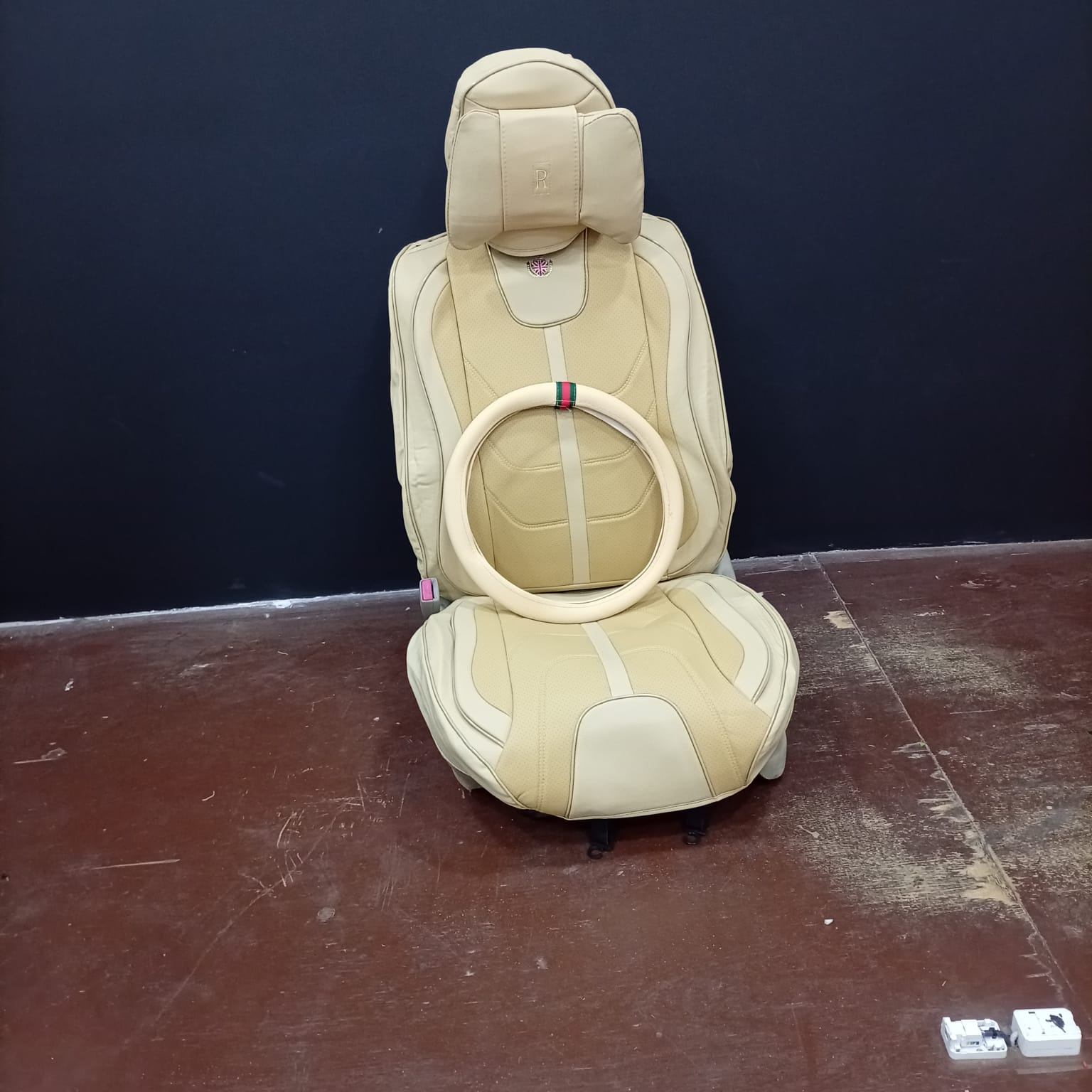 CUBRE ASIENTO beige