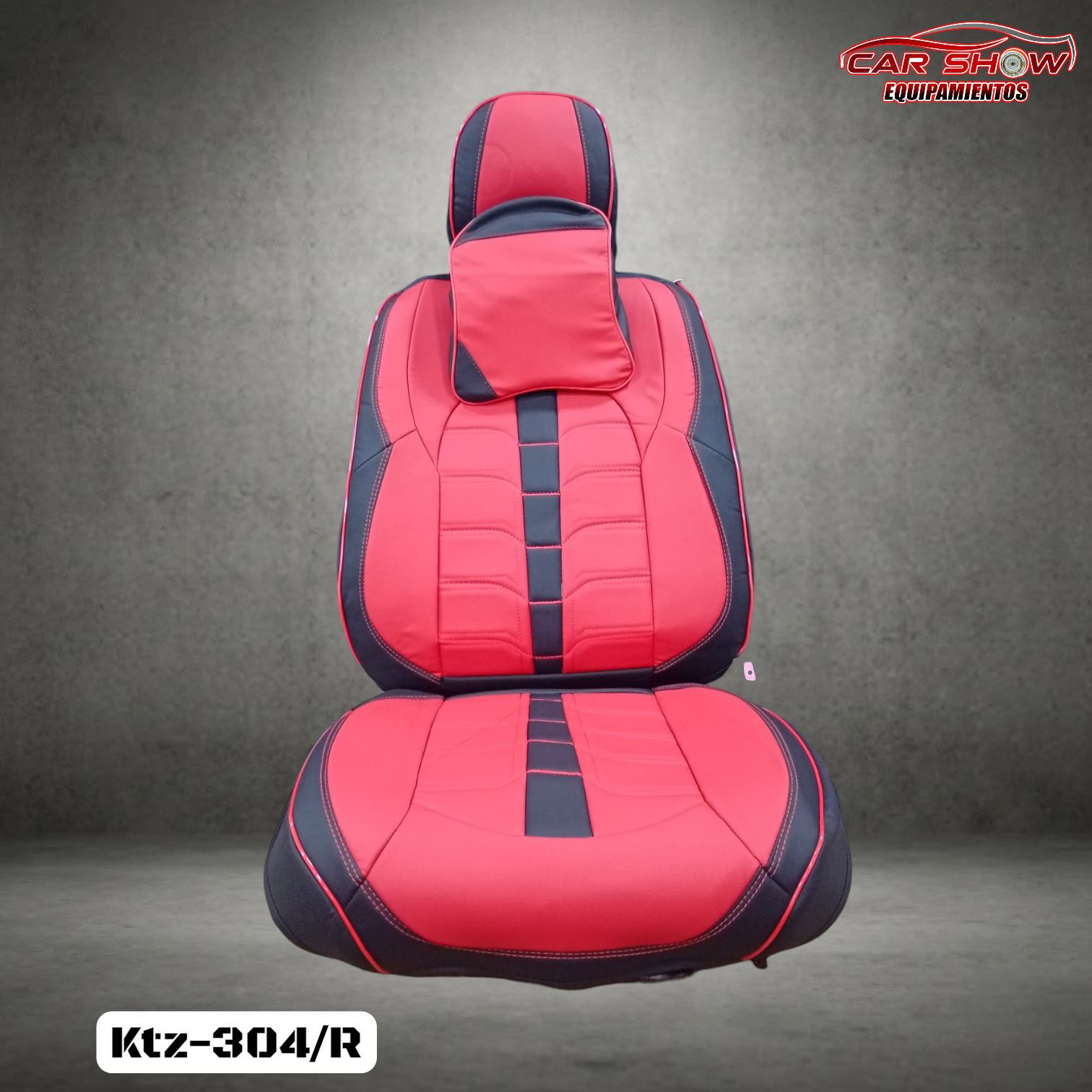 CUBRE ASIENTO black /red