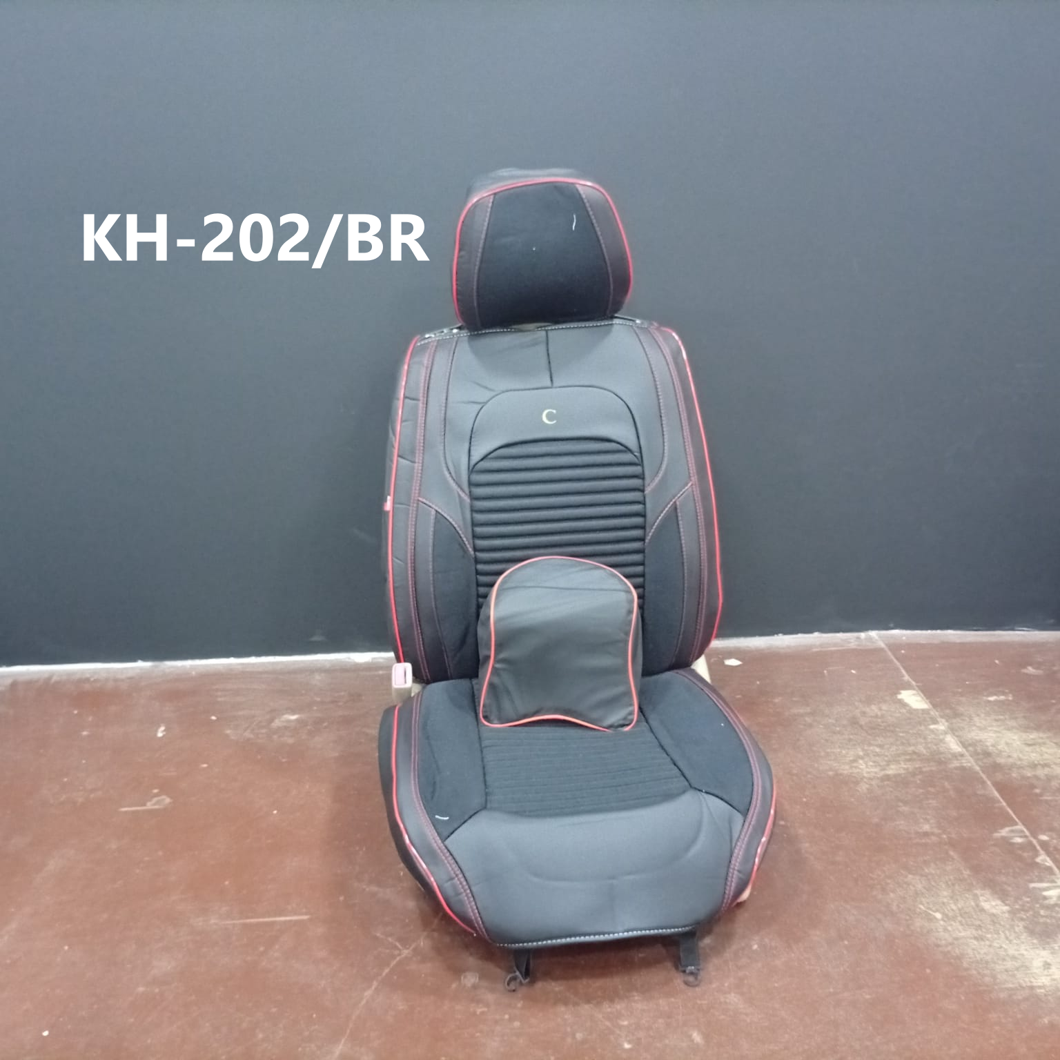CUBRE ASIENTO black red line