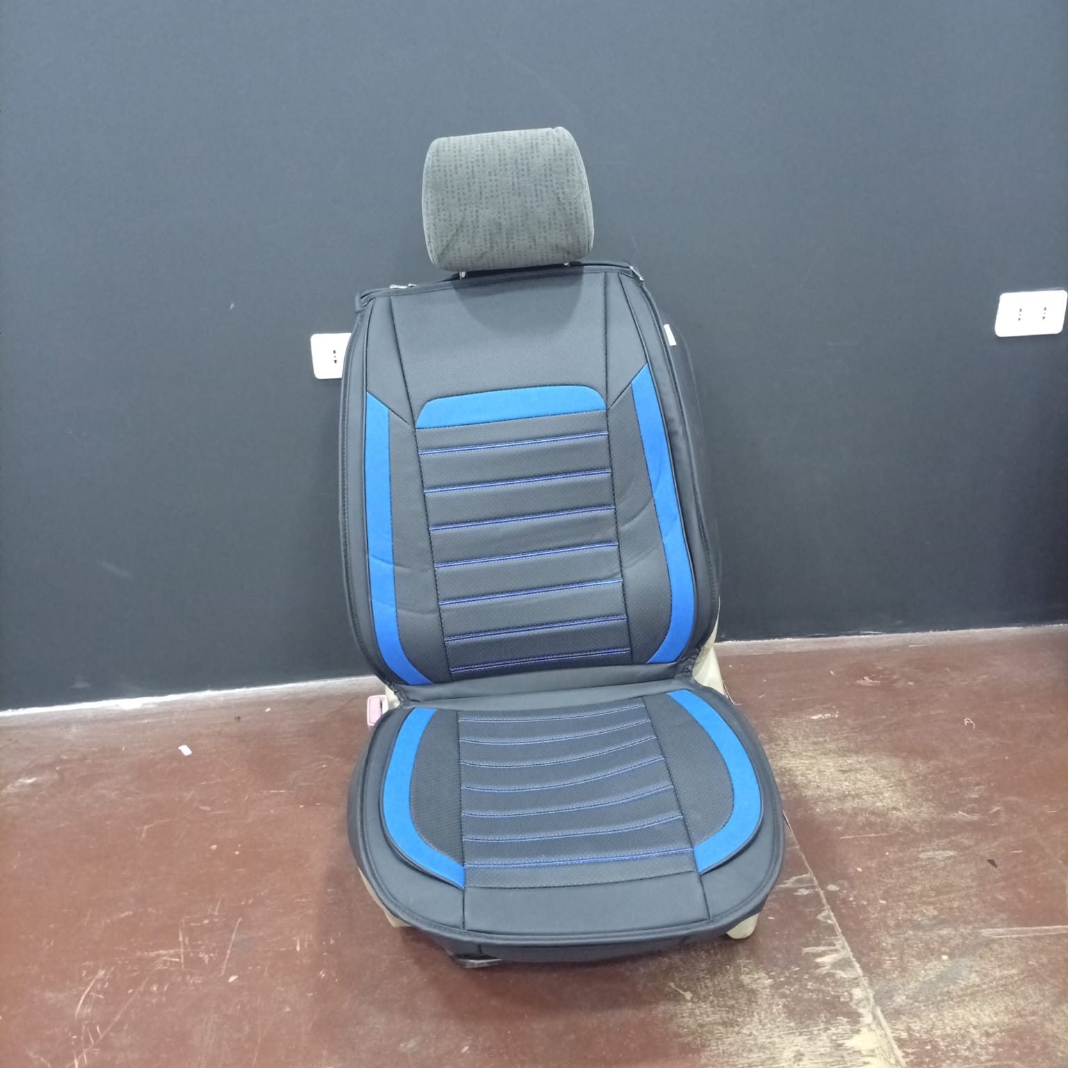 CUBRE ASIENTO Blue Luxury 2pcs