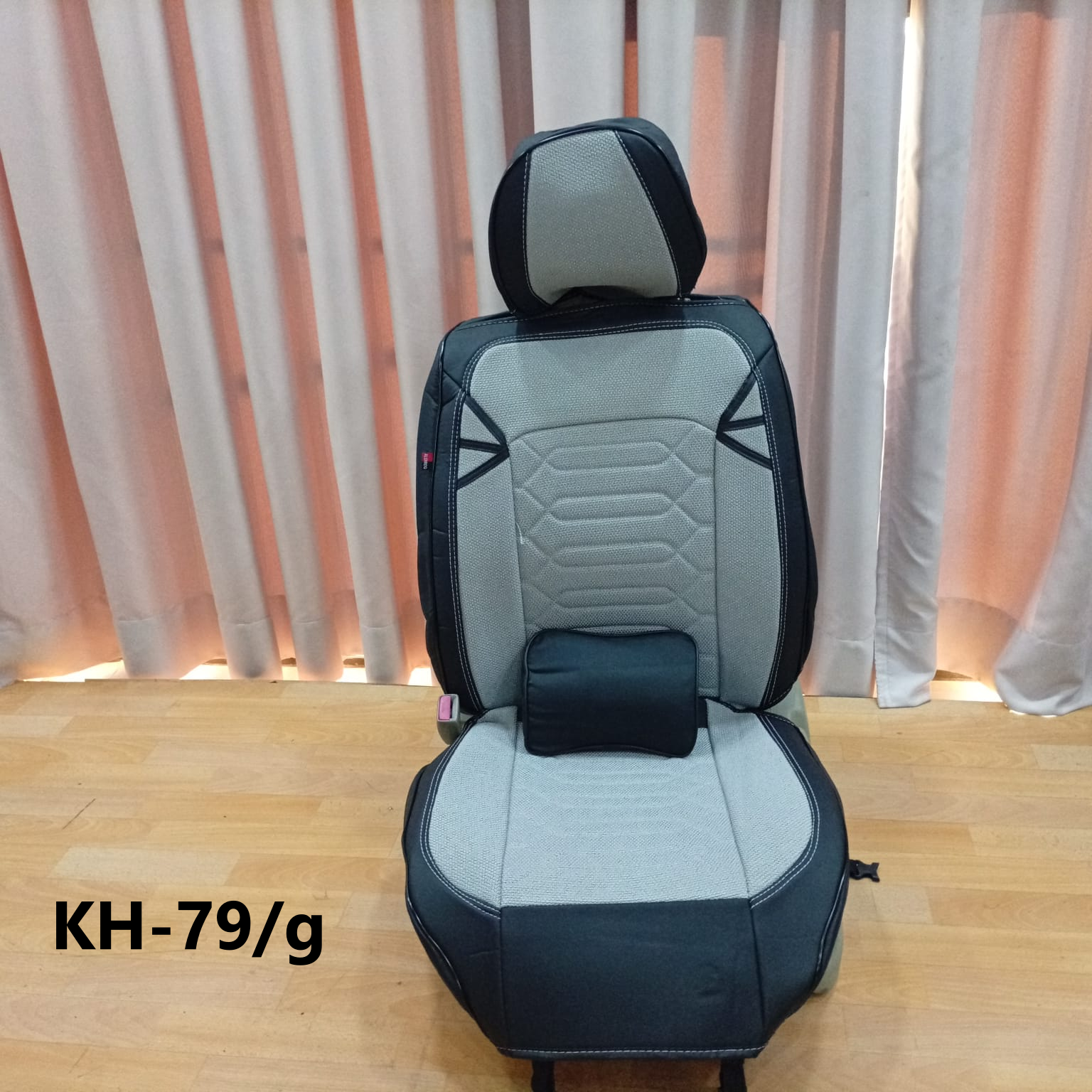 CUBRE ASIENTO black/grey