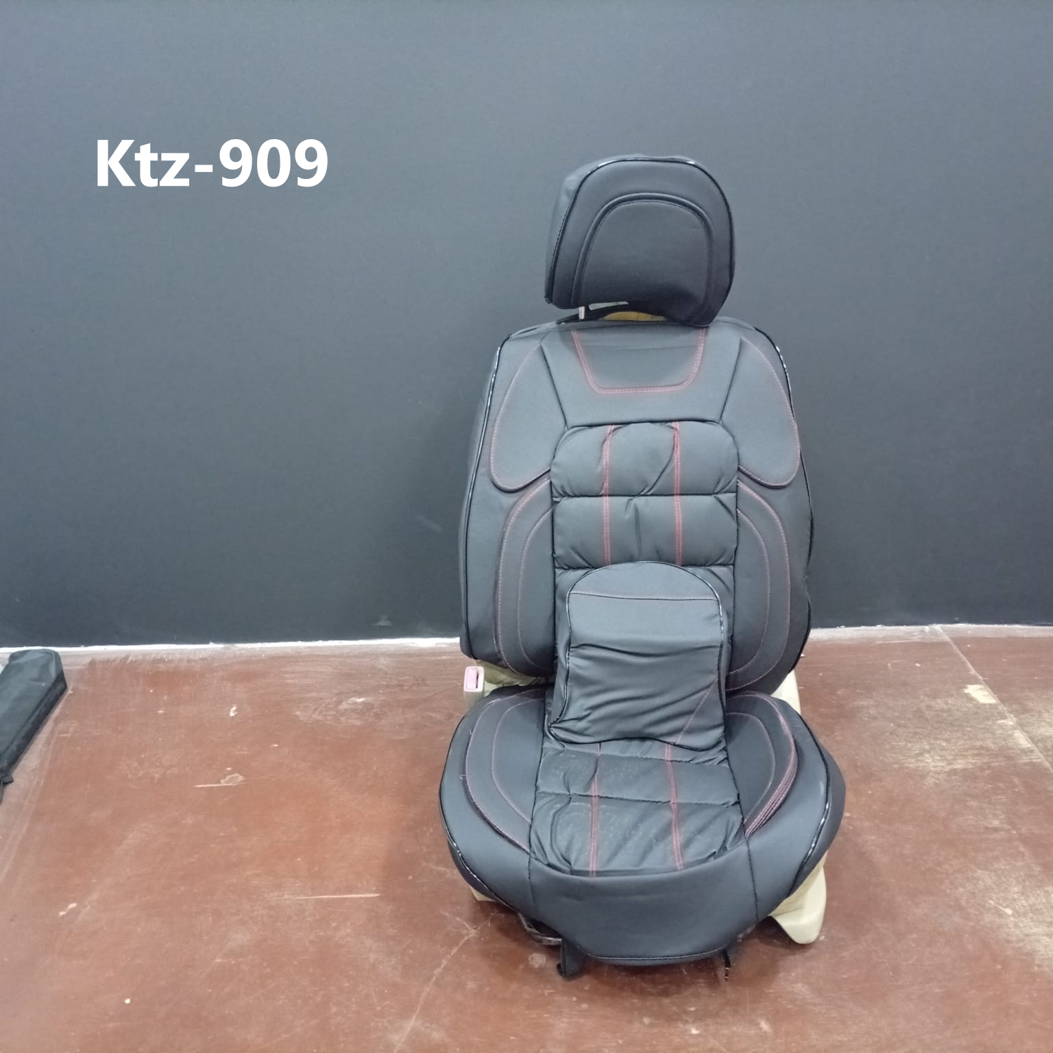 CUBRE ASIENTO black red line