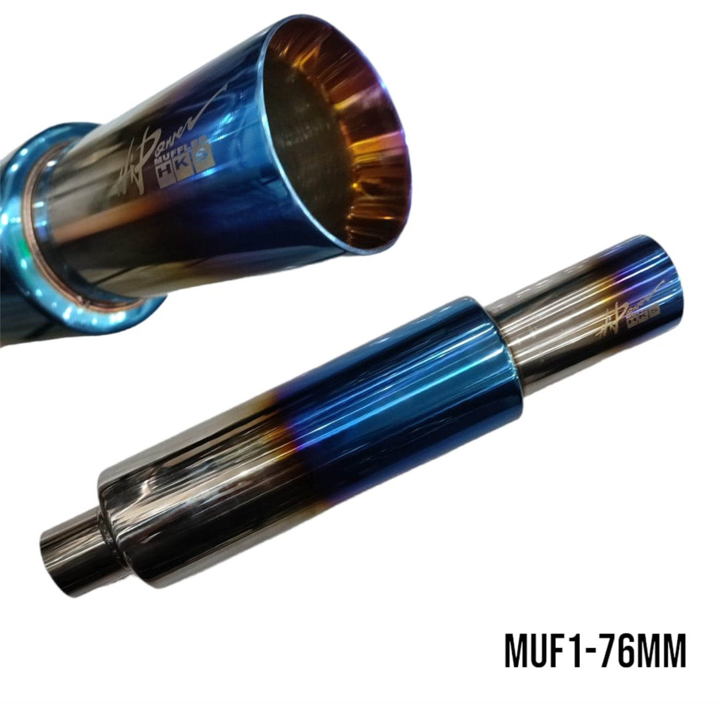 MUFFLER 3,0 BLUE 76MM
