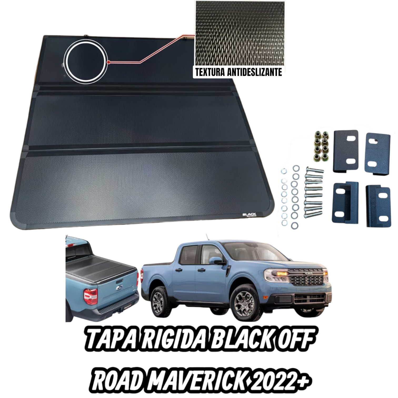 TRI FOLIO BLACK OFF ROAD MAVERICK 2022+