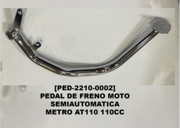 PEDAL DE FRENO-MOTONETA 110CC