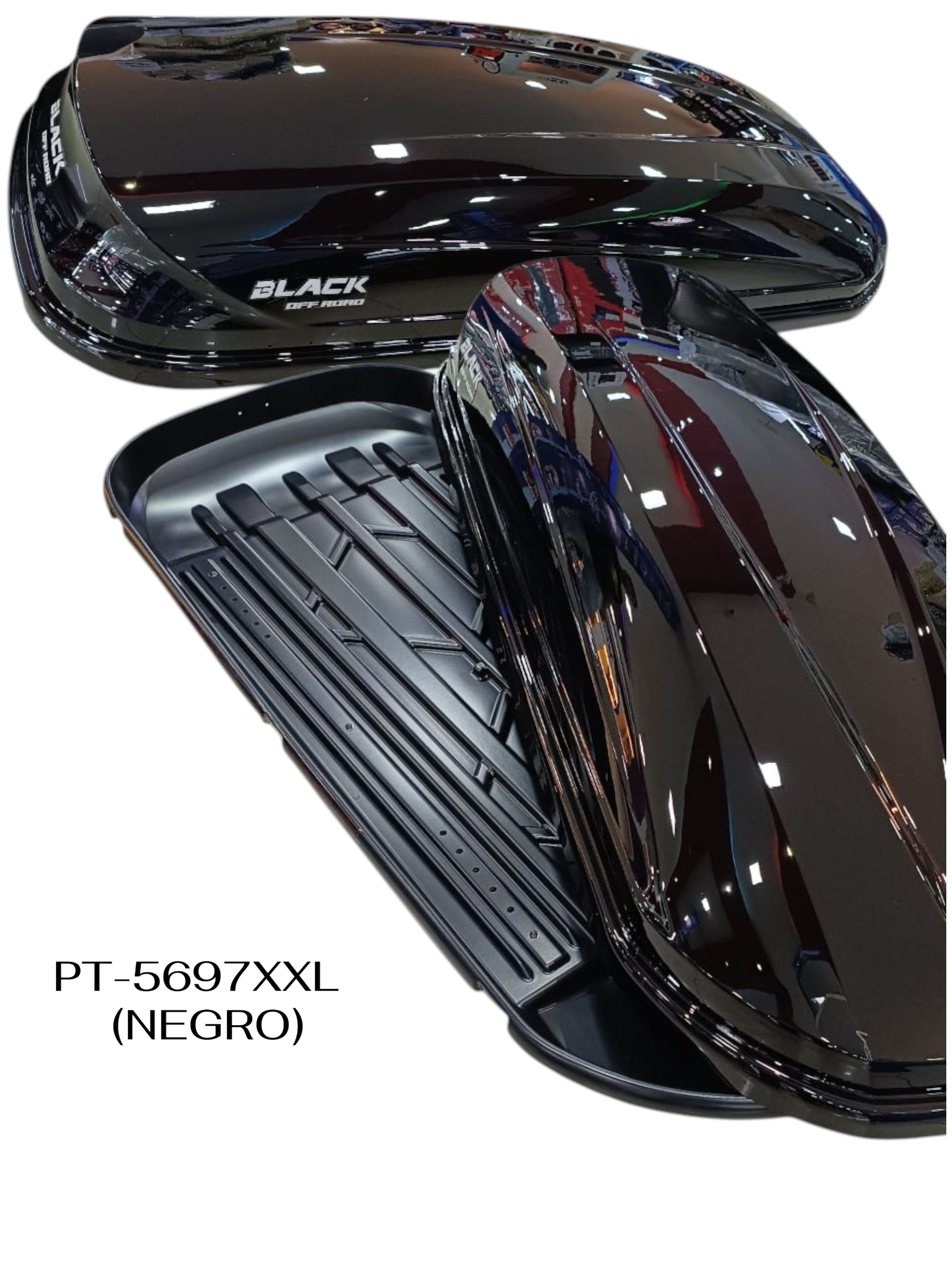 VALIJA DE TECHO 500 Litros 199cm BLACK BRIGHT