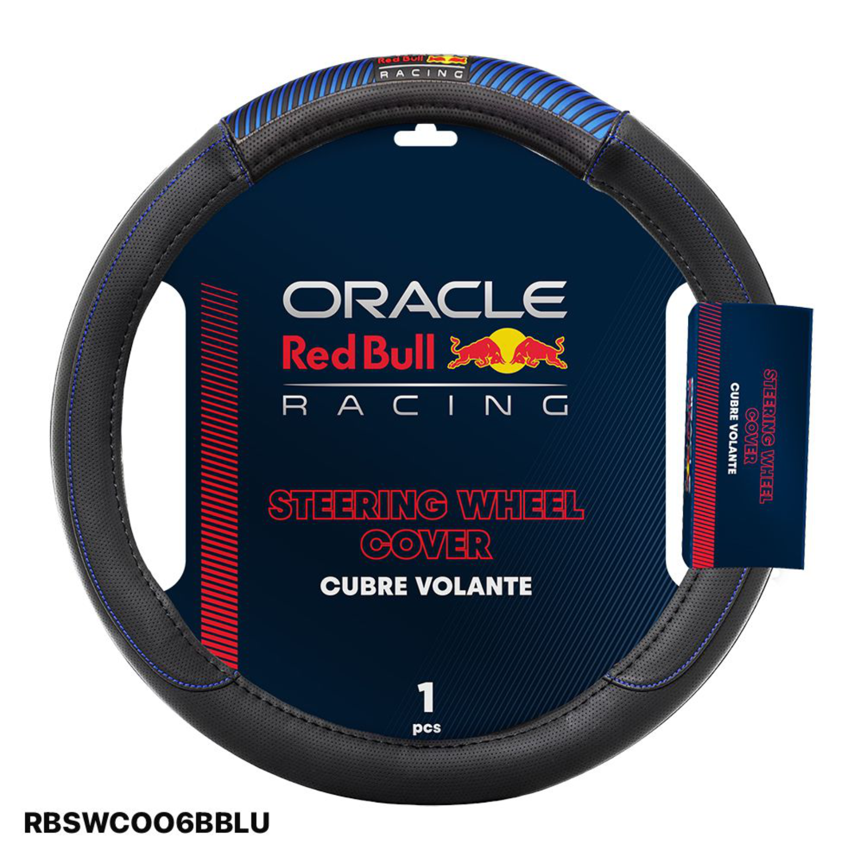 RED BULL CUBRE VOLANTE BLACK BLUE