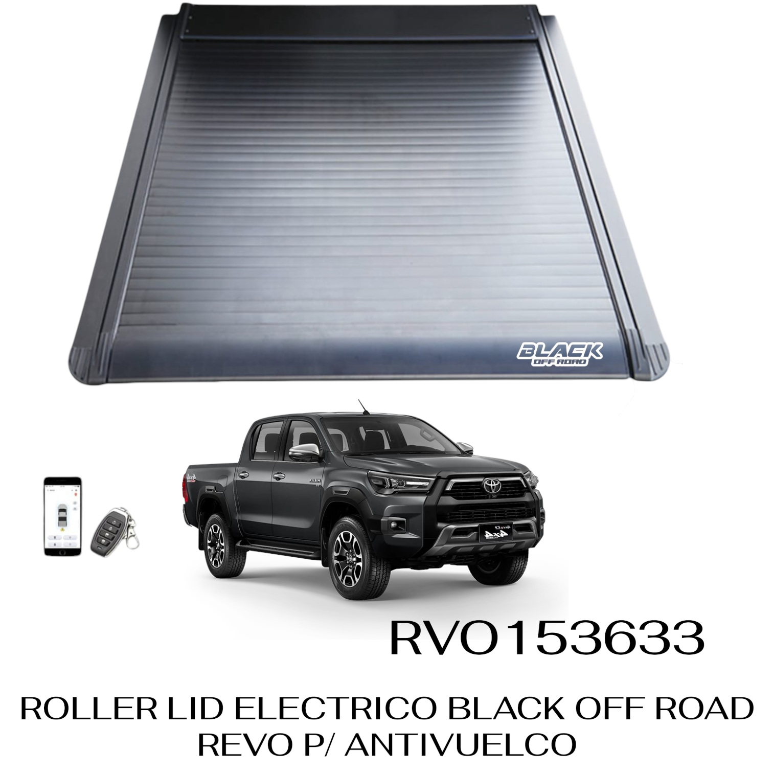 ROLLER LID ELECTRICO REVO BLACK OFF ROAD