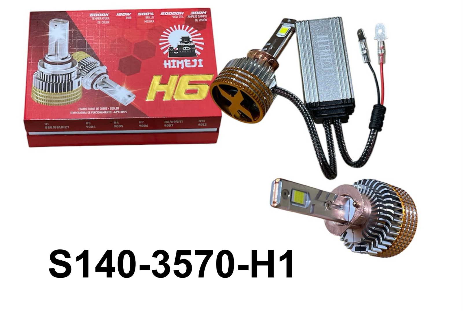 FOCO LED HIMEJI H6 160W PAR H1