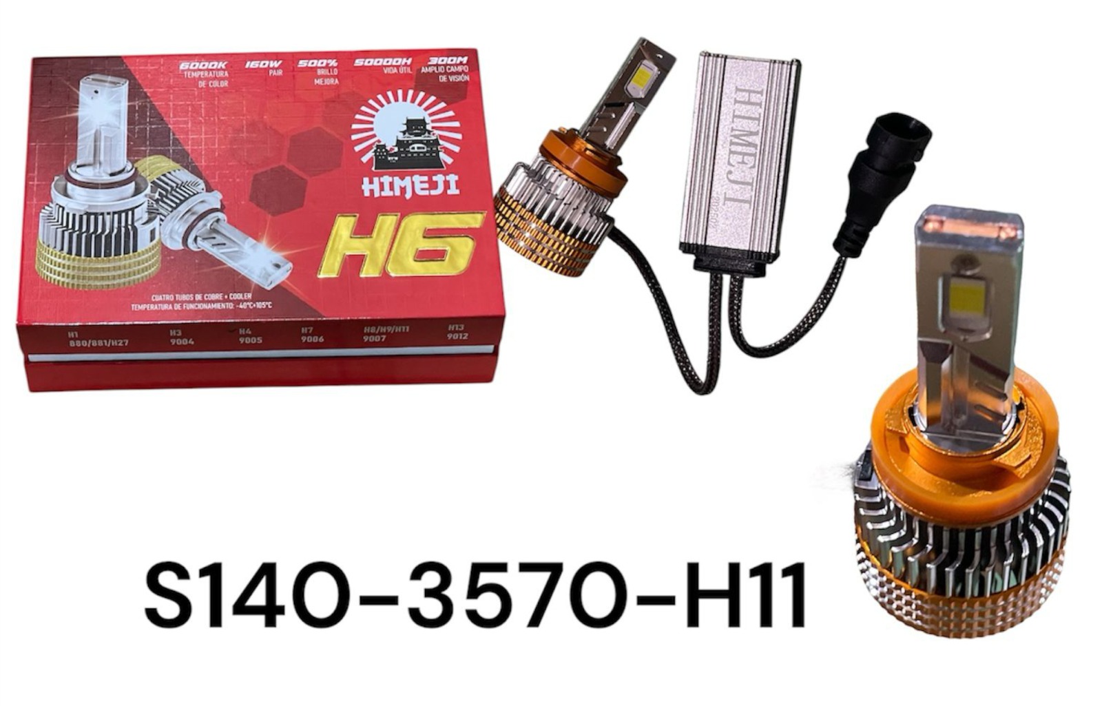 FOCO LED HIMEJI H6 160W PAR H11
