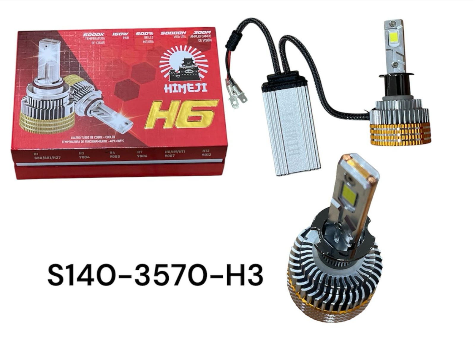 FOCO LED HIMEJI H6 160W PAR H3