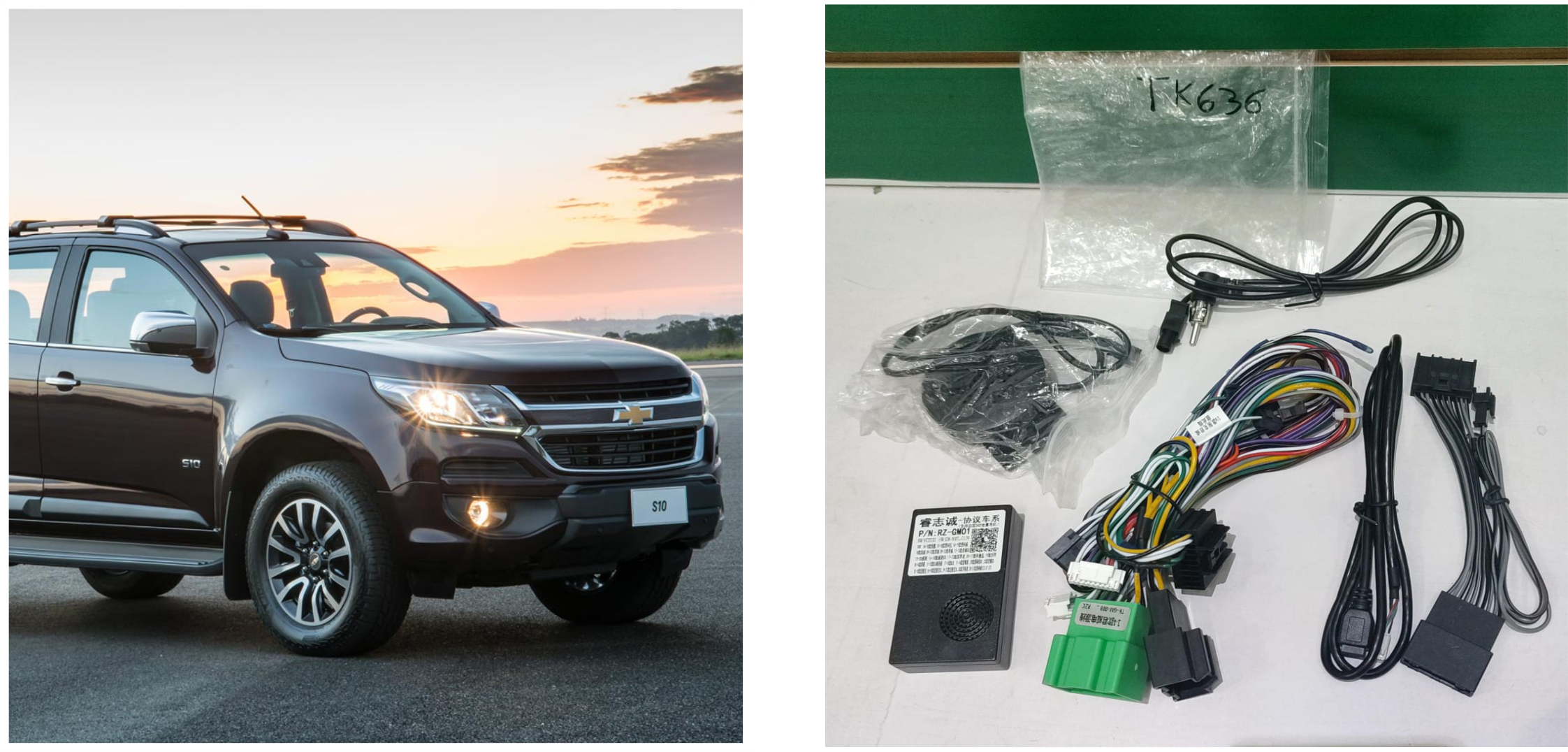 CABLE CAMBUS Chevrolet 2018 Chevrolet Trailblazer Colorado S10 Isuzu D-max MU-X(Manual AC Auto AC） 2018 9"