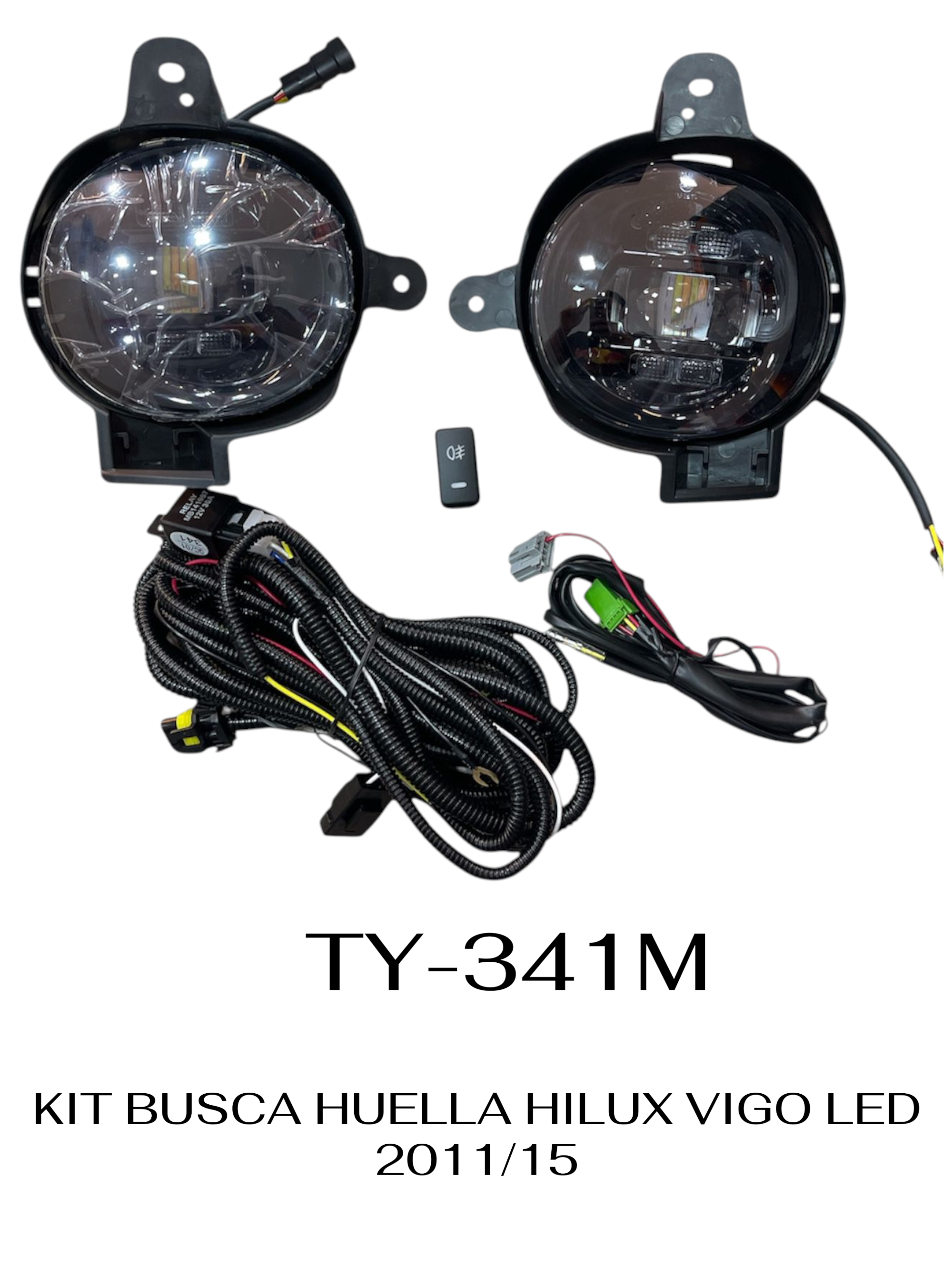 KIT BUSCA HUELLA HILUX VIGO LED 2011/15