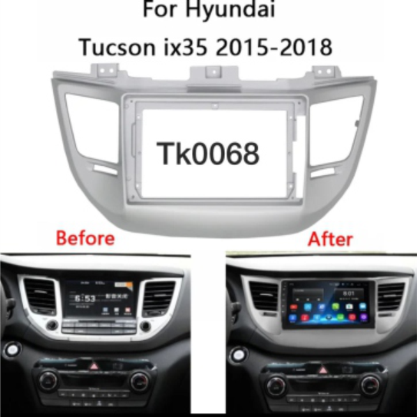 Moldura TUCSON/IX35 2016 9