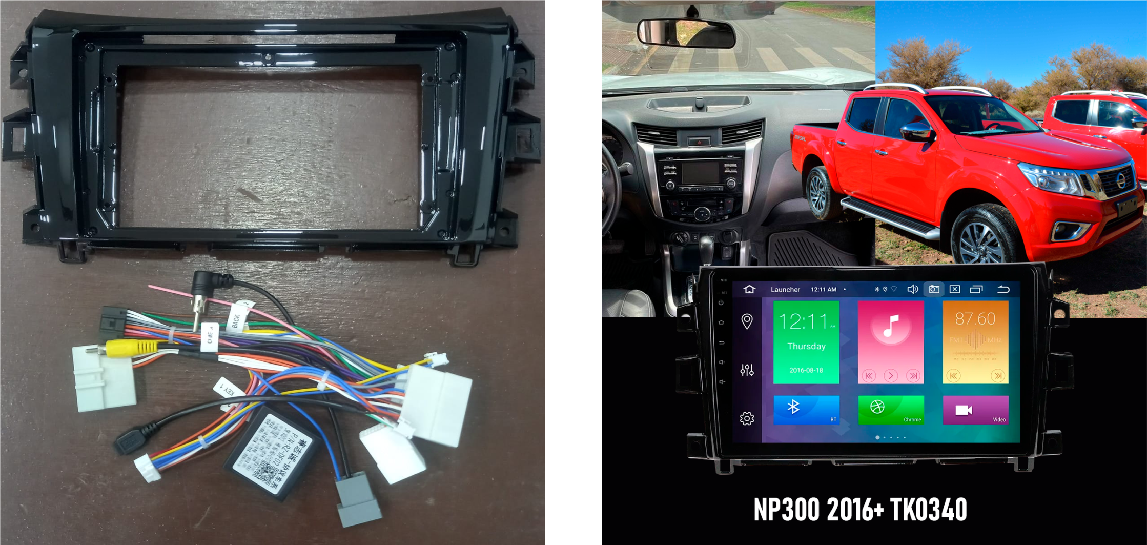 Moldura NISSAN NAVARA/TERRA 9" 0340 + Cambus