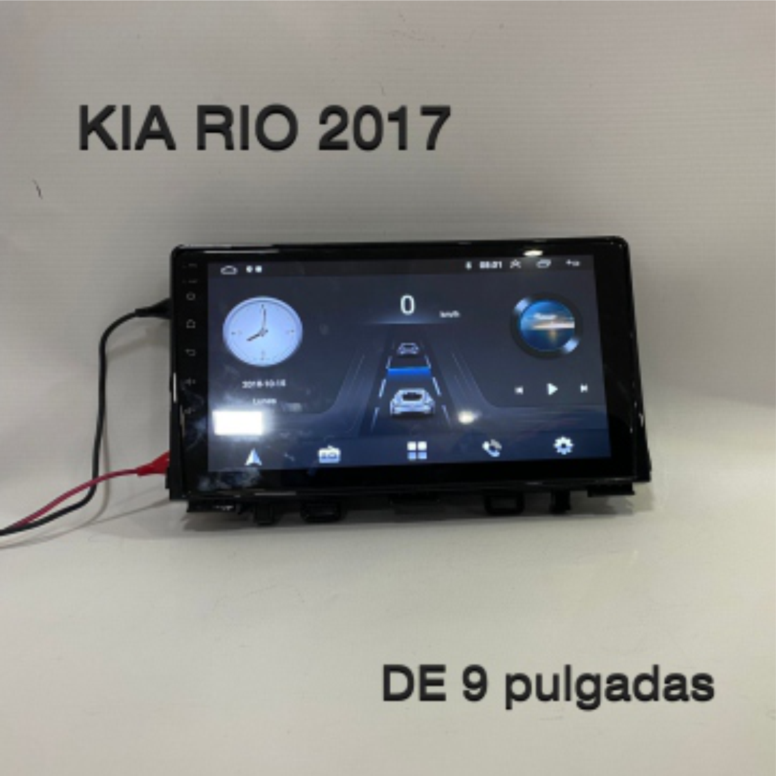 Moldura Kia  Rio 2017  9"