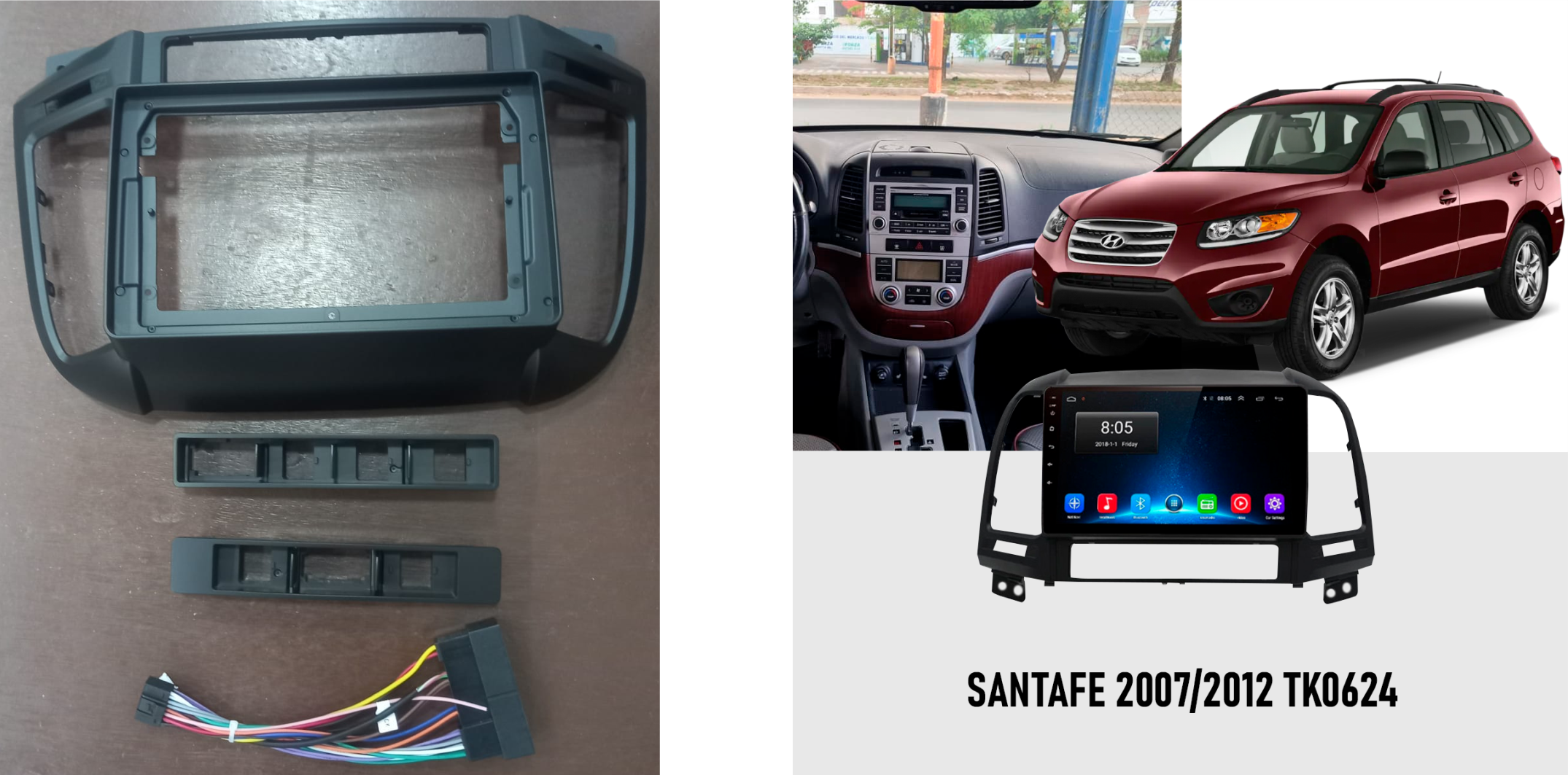 Moldura HYUNDAI 2006 IX45/ Santafs 9"