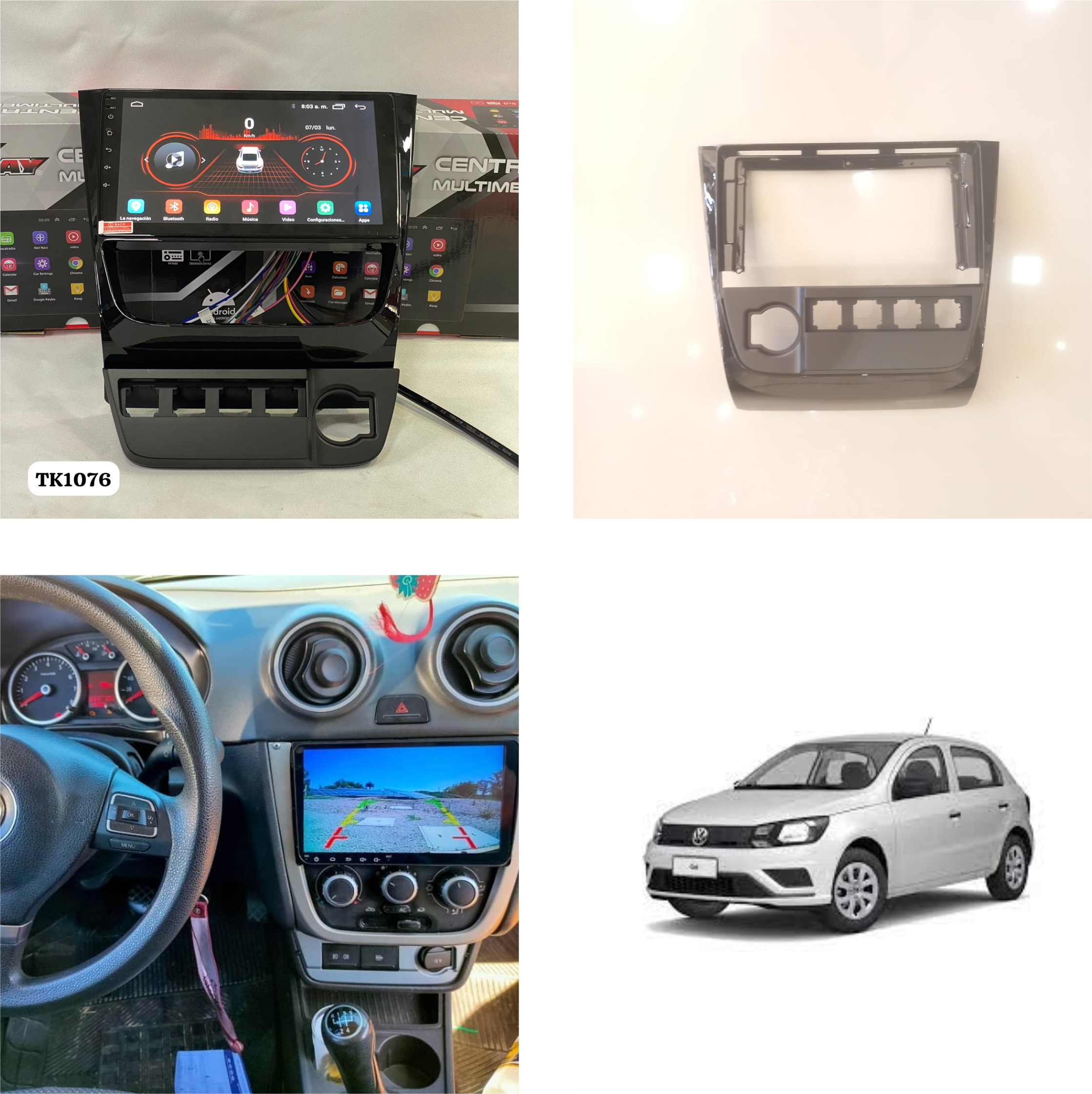 MOLDURA VOLKSWAGEN GOL SAVEIRO POLO 2008/2015