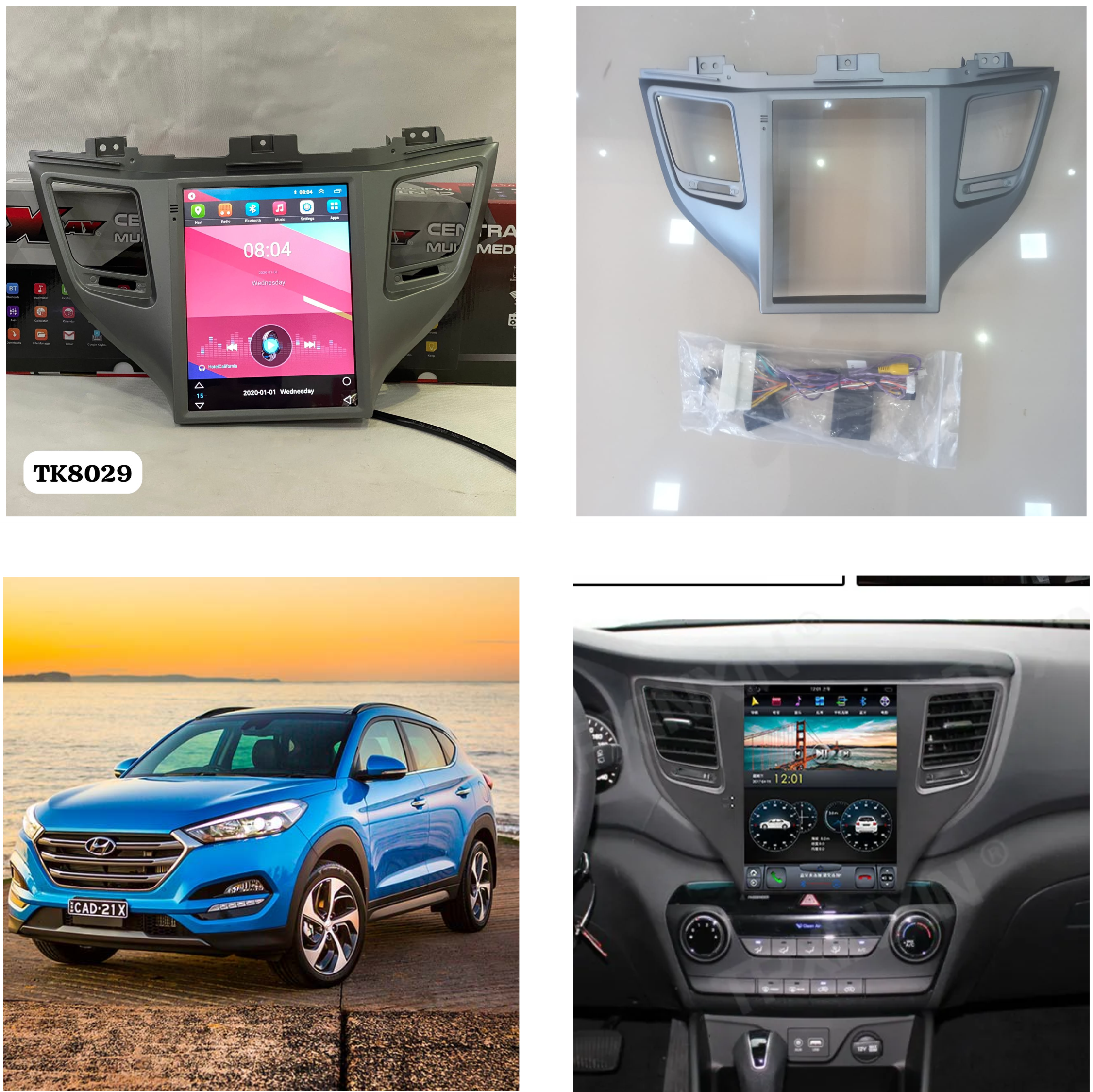 MOLDURA TESLA 2016-2018/TUCSON (high configuration)