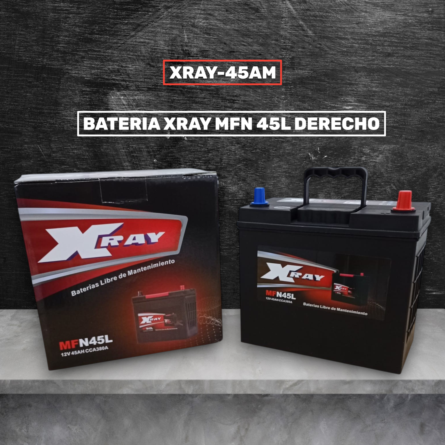 BATERIA XRAY MFN 45L DERECHO