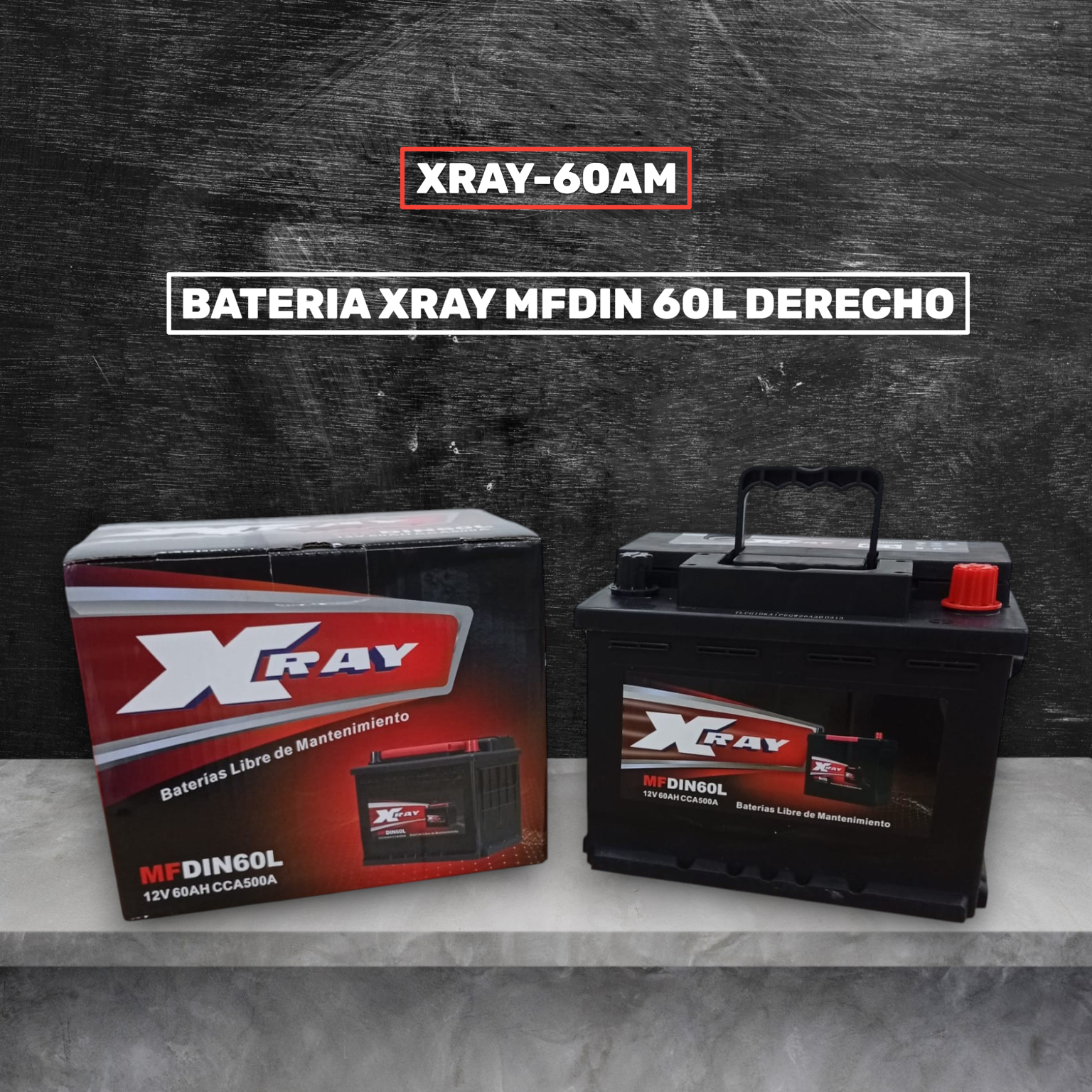 BATERIA XRAY MFDIN 60L DERECHO