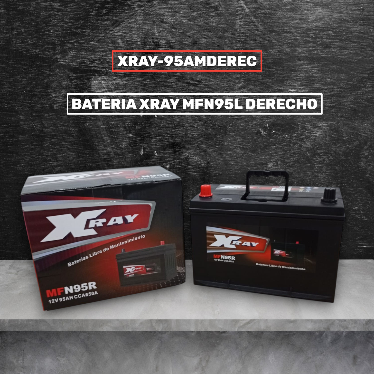 BATERIA XRAY MFN95L DERECHO