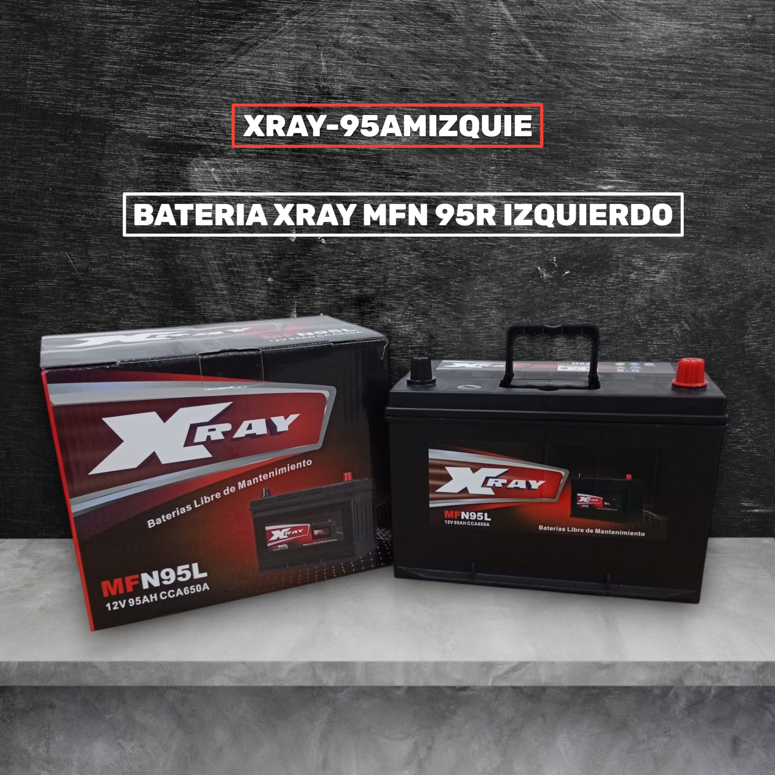 BATERIA XRAY MFN 95R IZQUIERDO