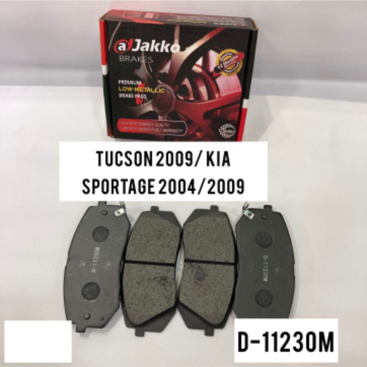PASTILLA DE FRENO TUCSON 09 KIA SPORTAGE 04/09 58101-2SA51