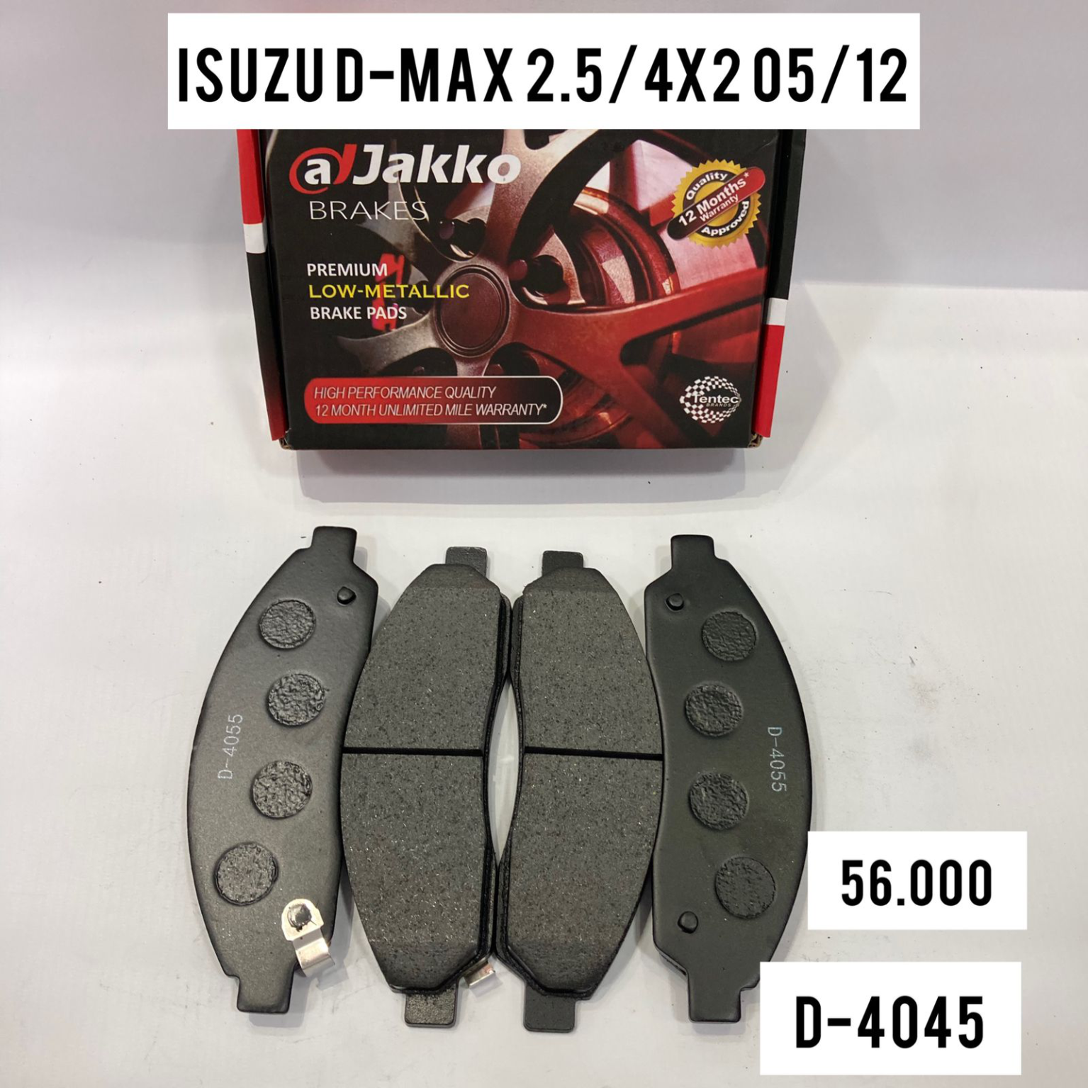 Pastilla D-Max 2.5 /4x2 2.5 05/12 GREEWALL HOVER H5 H6 WINGLE