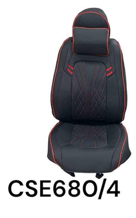 CAR SEAT COVER NEGRO C/ ROJO