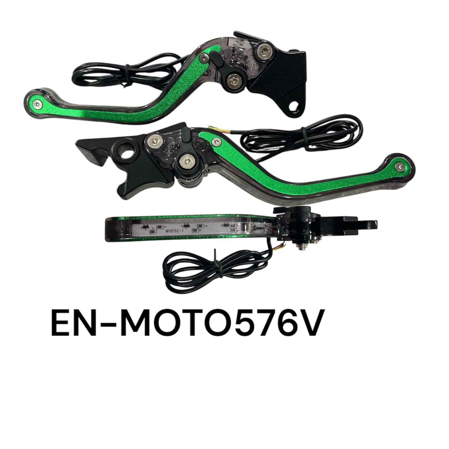 MANIVELA FRENO Y EMBRAGUE CON LED  VERDE
