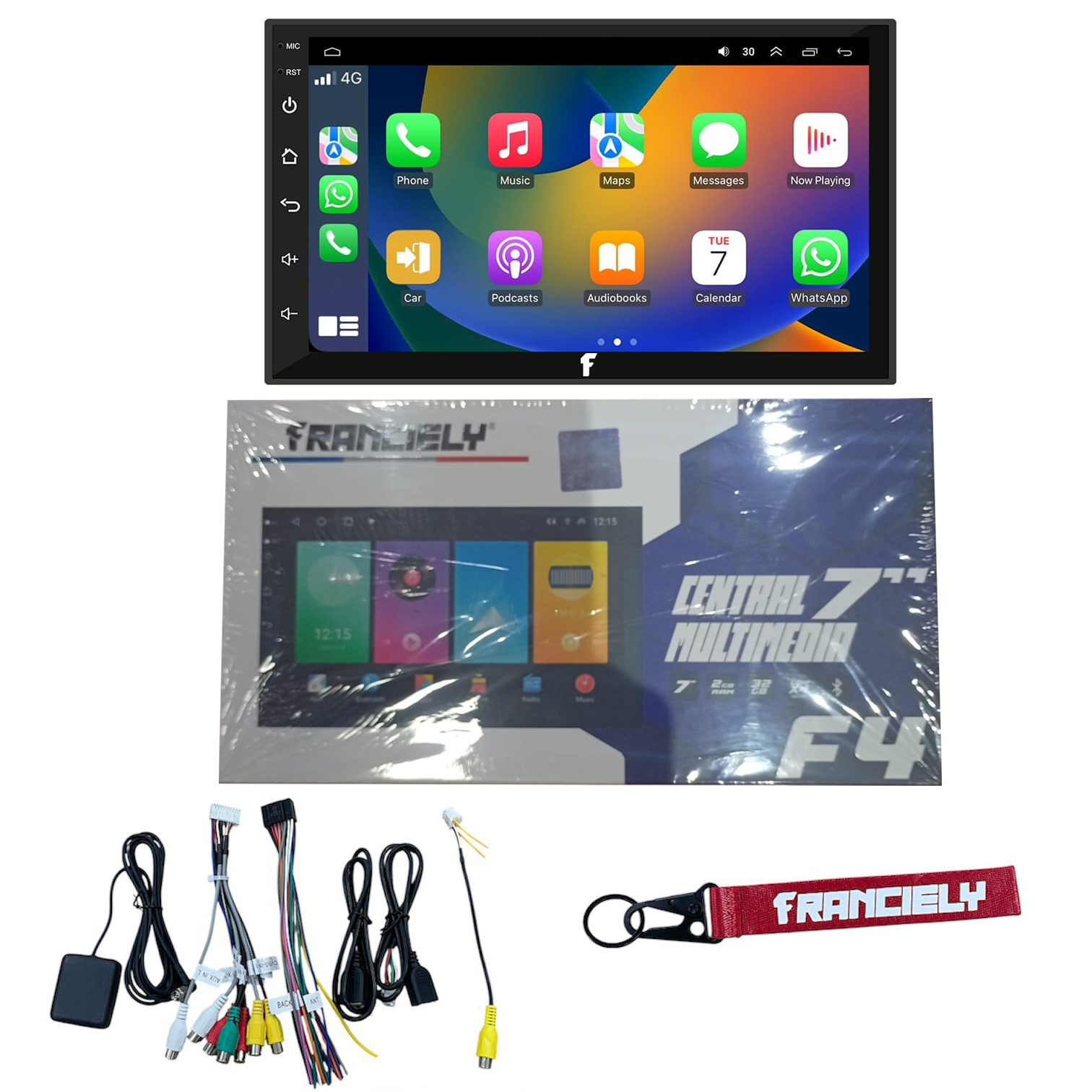 PANTALLA 7 FRANCIELY F4 2+32 CARPLAY AM/FM