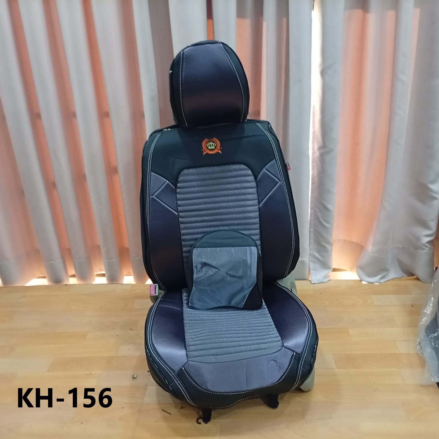CUBRE ASIENTO black/grey