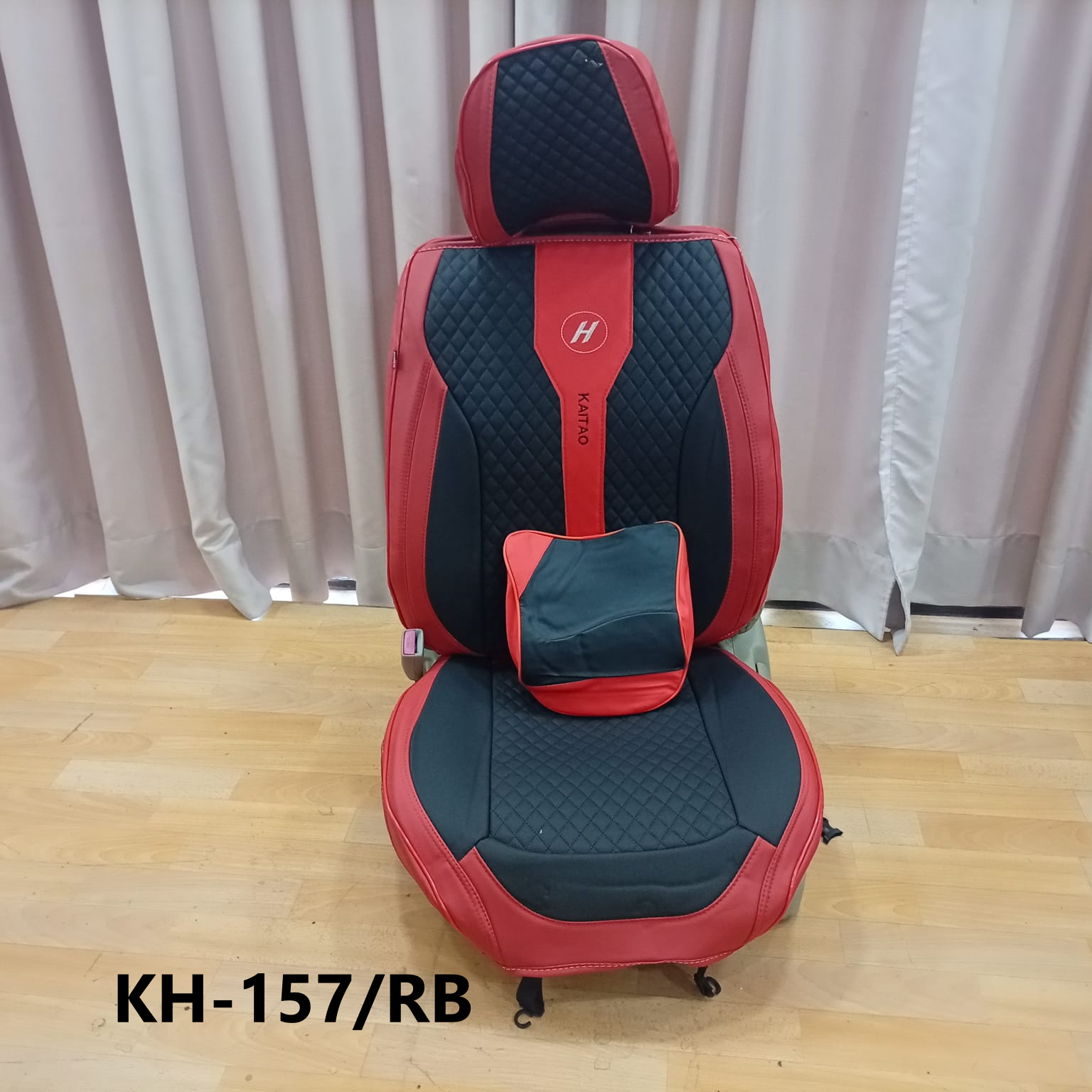 CUBRE ASIENTO red/black