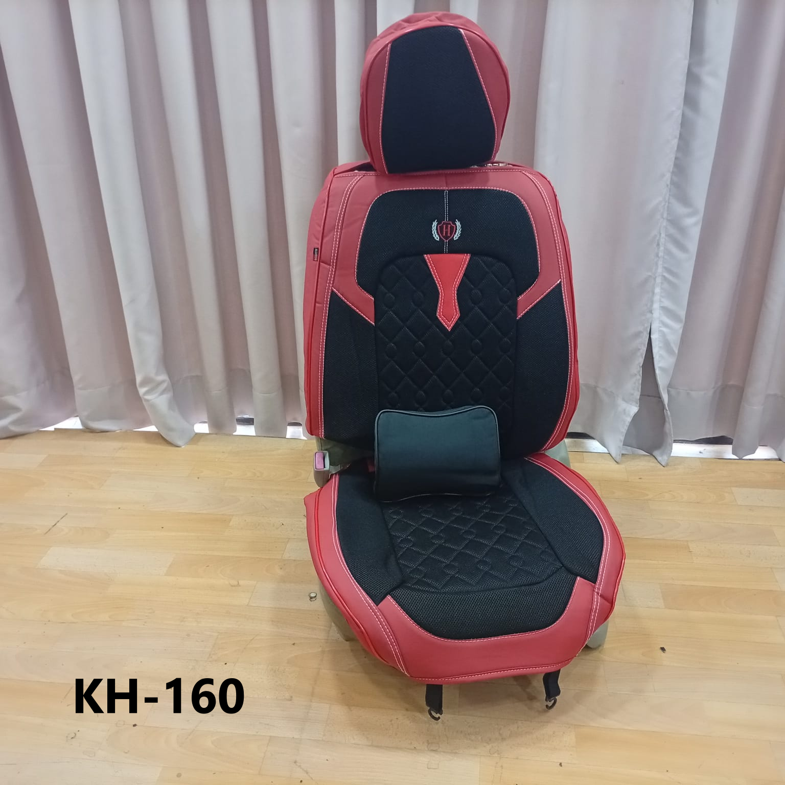 CUBRE ASIENTO red/black