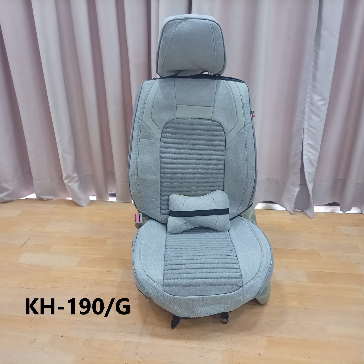 CUBRE ASIENTO black/grey 2PCS
