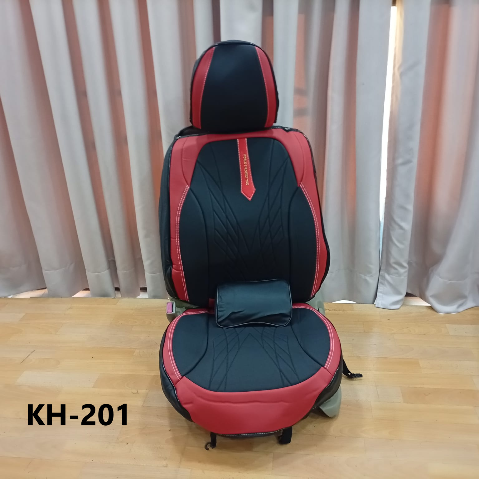 CUBRE ASIENTO red/black