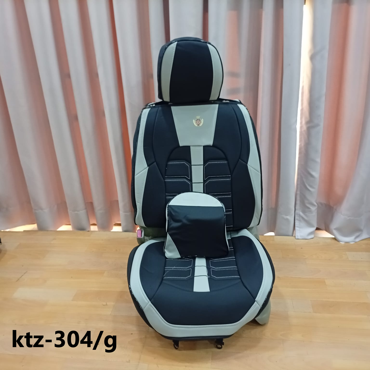 CUBRE ASIENTO L.grey/black