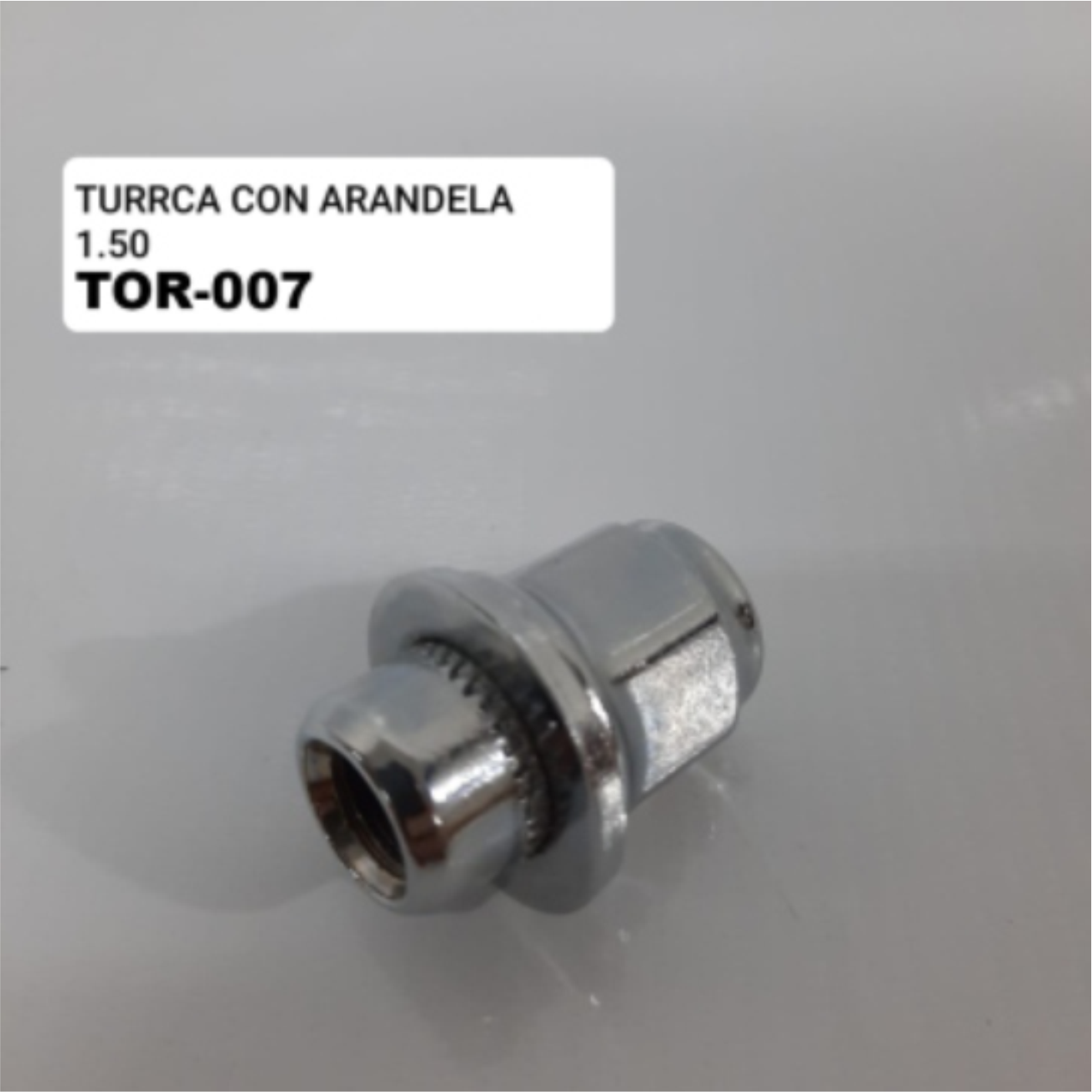 TUERCA CON ARANDELA 1.5